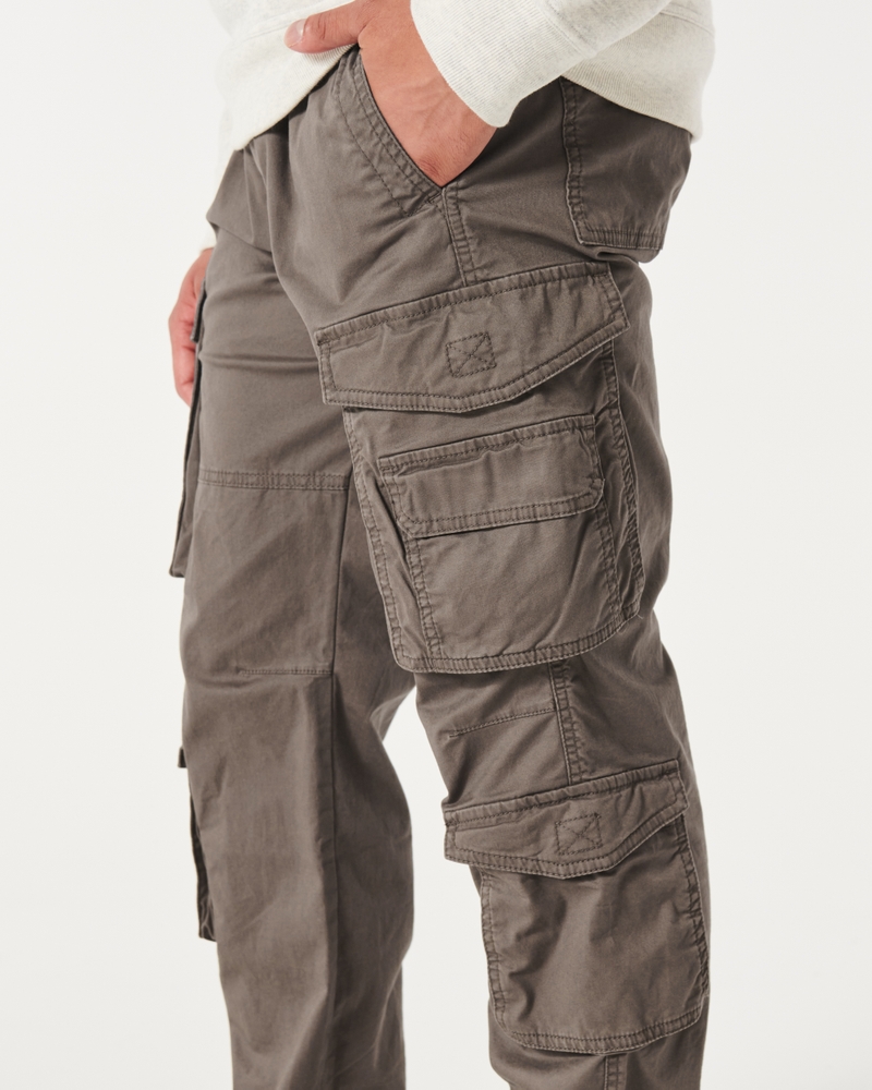 Slim Straight Cargo Pants