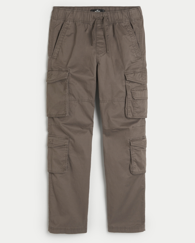 Slim Straight Cargo Pants