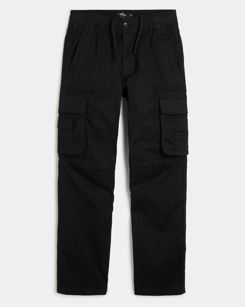 Men's Slim Straight Pull-On Cargo Pants | Men's | HollisterCo.com