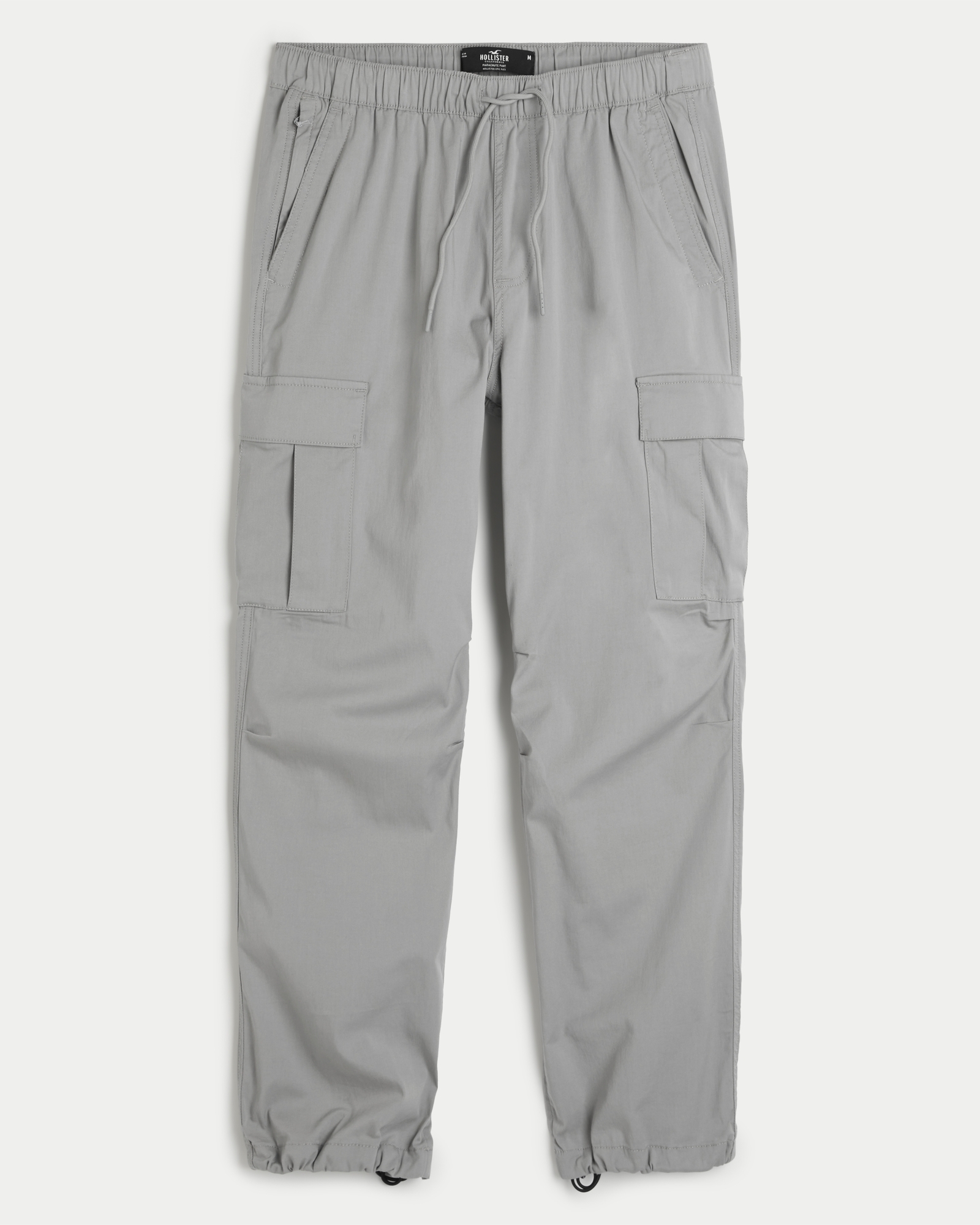 Hollister Co. BAGGY - Cargo trousers - sharkfun/grey - Zalando.de