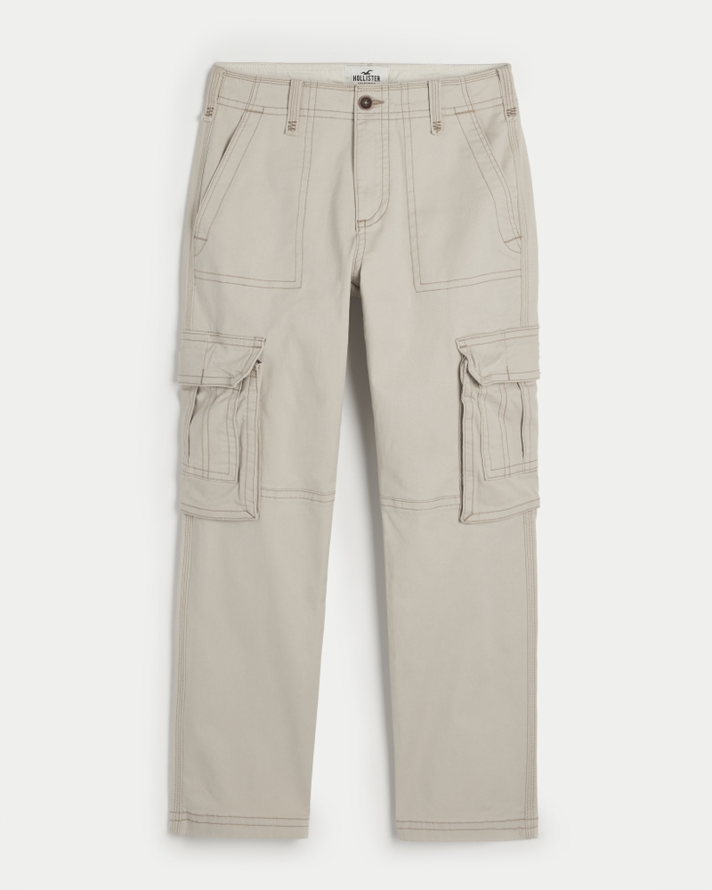 Men's Heavyweight Slim Straight Cargo Pants | Men's Clearance