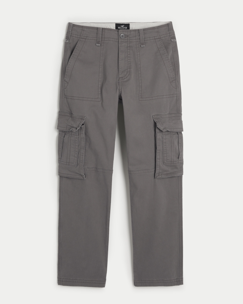 Men's Heavyweight Slim Straight Cargo Pants Men's