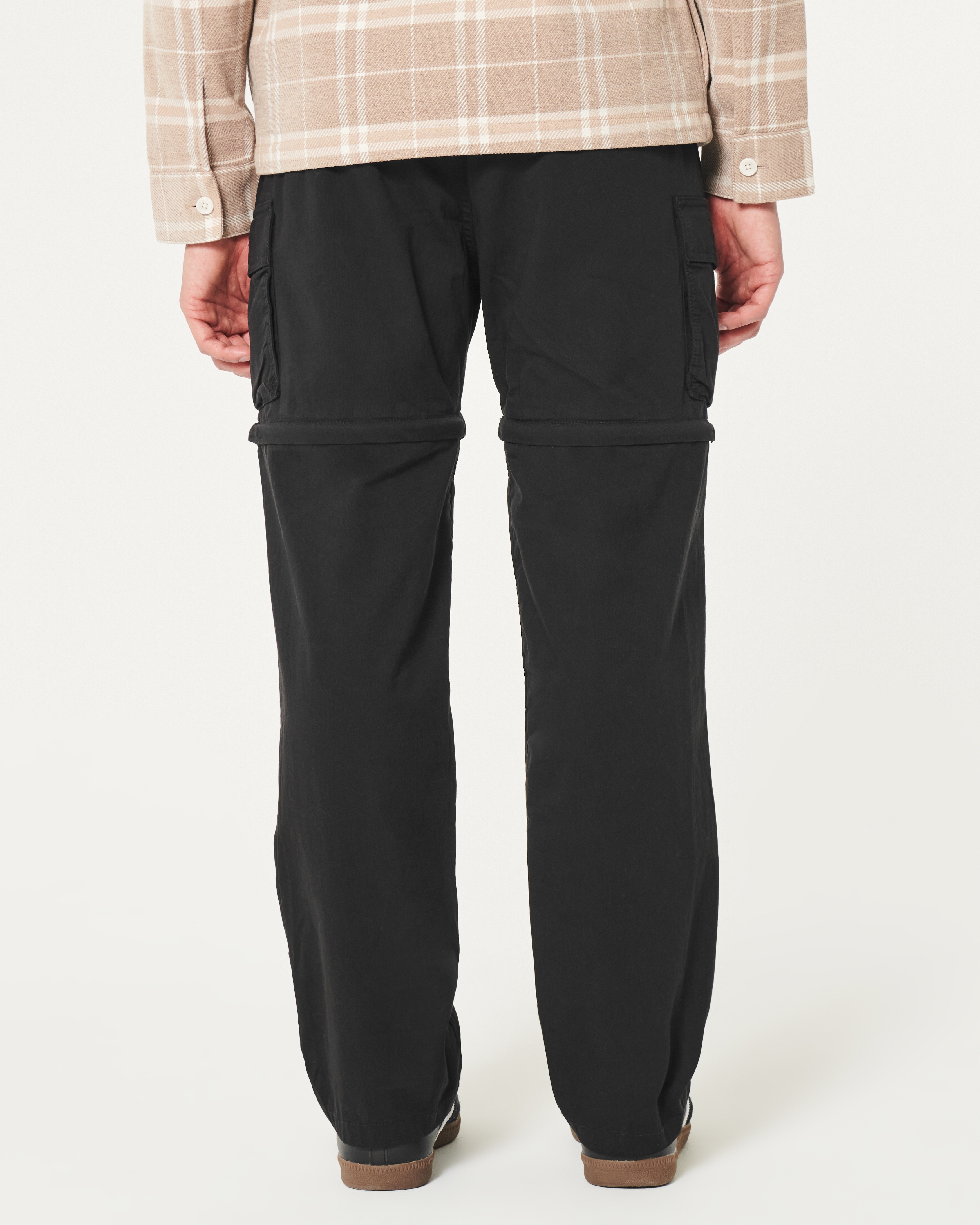 パンツ Zip Cargo Pants . Gray . M MARTE sahara Men's Straight Zip-Off Cargo Pants | Men's Clearance