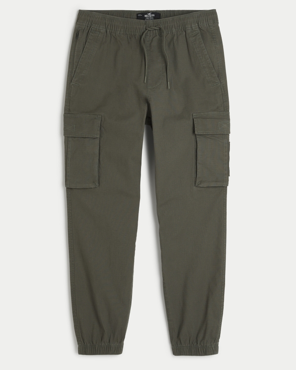 Ripstop Cargo Joggers, Olive