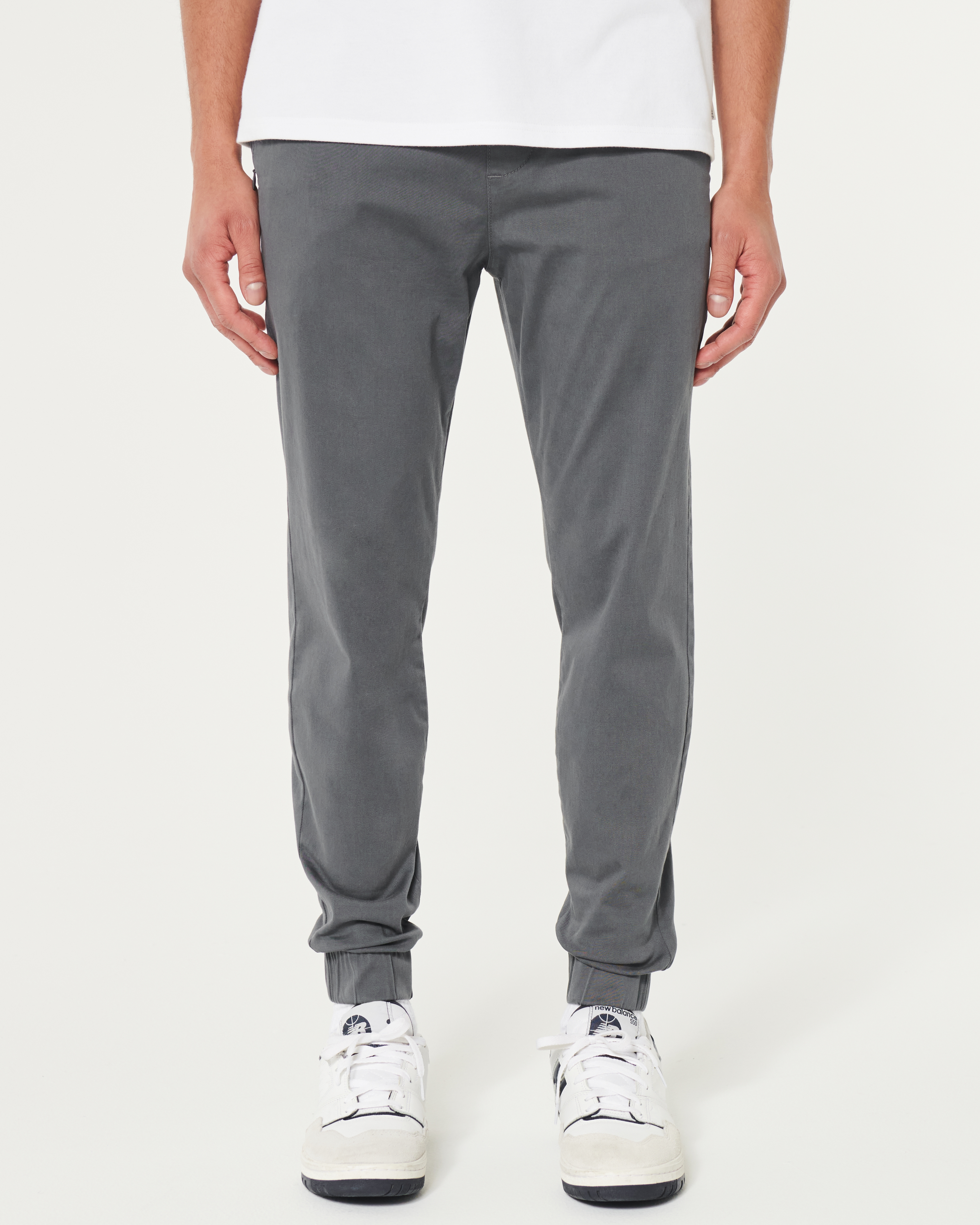 Twill joggers sales womens hollister