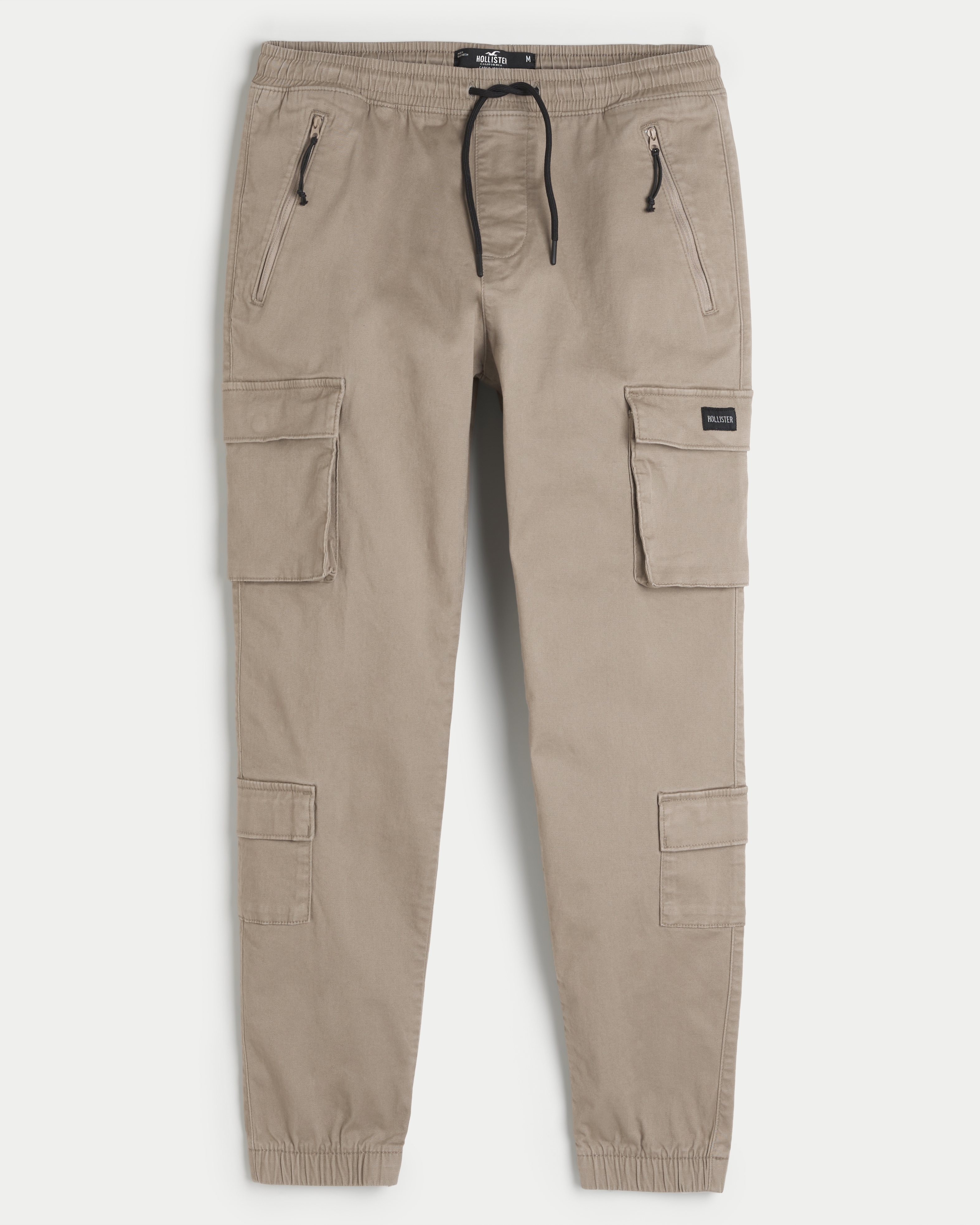 Men s Twill 4 Pocket Cargo Joggers Men s Sale HollisterCo