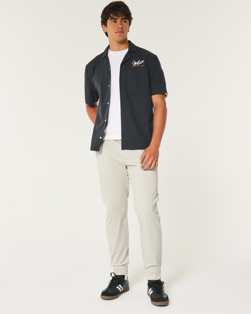 Relaxed Twill Joggers