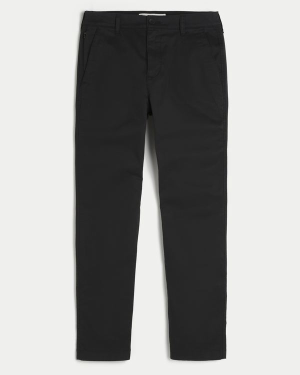 Skinny Chino Pants, Black view 1