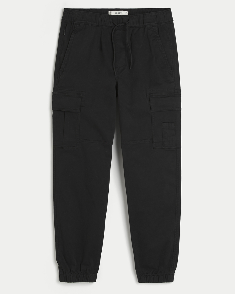 Men's Relaxed Twill Cargo Joggers Men's Clearance