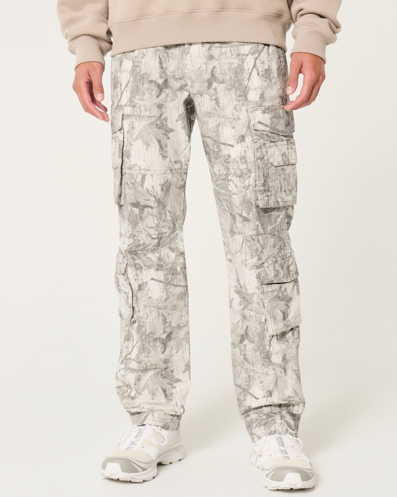 Slim Straight Pull-On 4-Pocket Cargo Pants