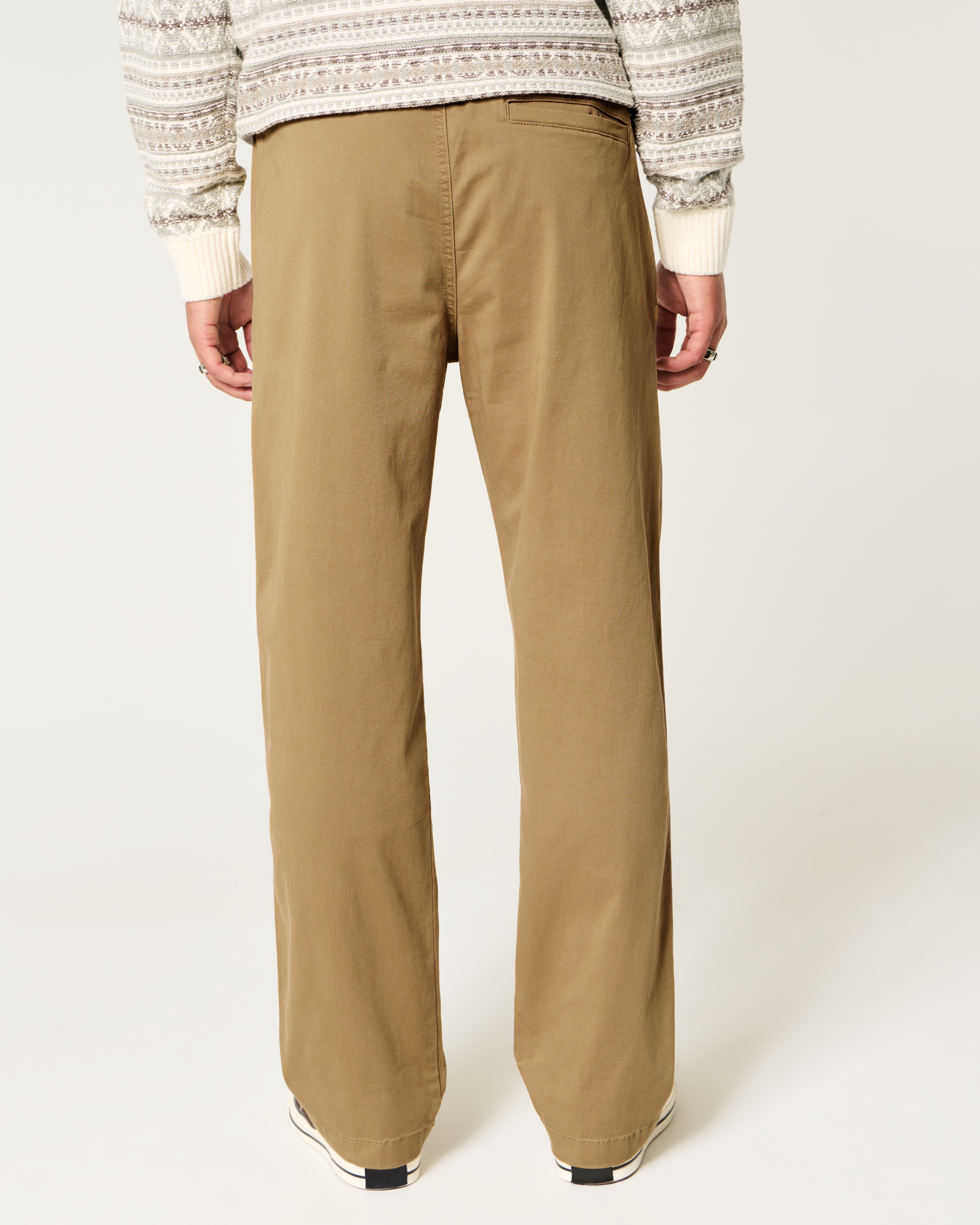 【ミルク】1tuck straight pants lapiis Cool Milk Low Rise Drawstring Jean