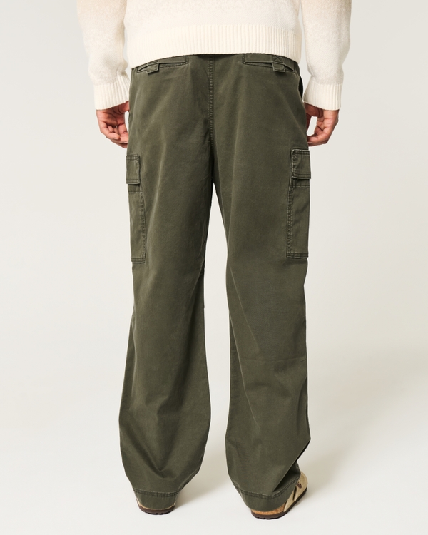 メンズ バギー カーゴ プルオンパンツ | メンズ セール | HollisterCo.com