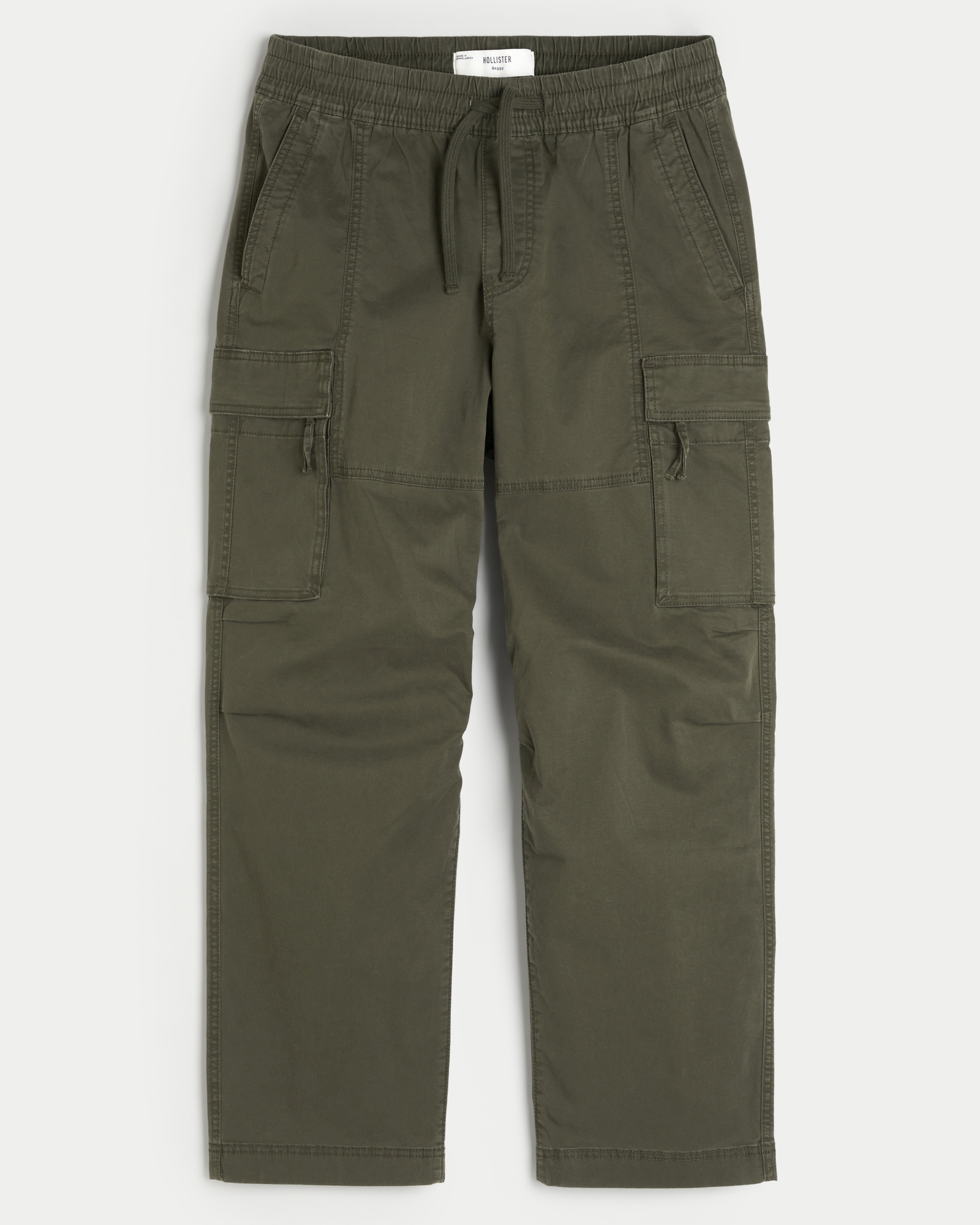 メンズ バギー カーゴ プルオンパンツ | メンズ セール | HollisterCo.com