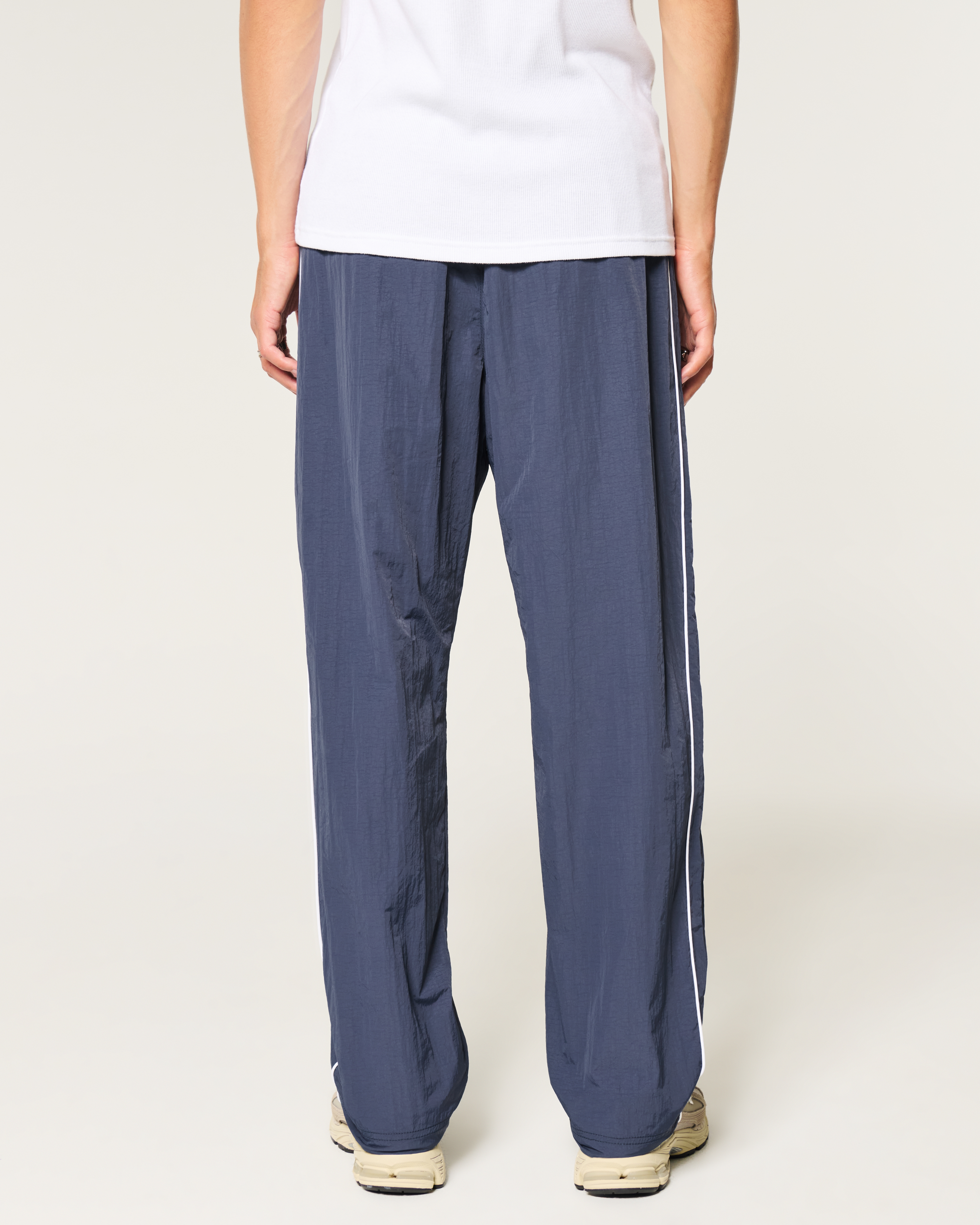 ●ROUGHNECK● Rosario Baggy Track Pants / Navy Navy Detachable Baggy Trackpant | Buy Men Trackpants