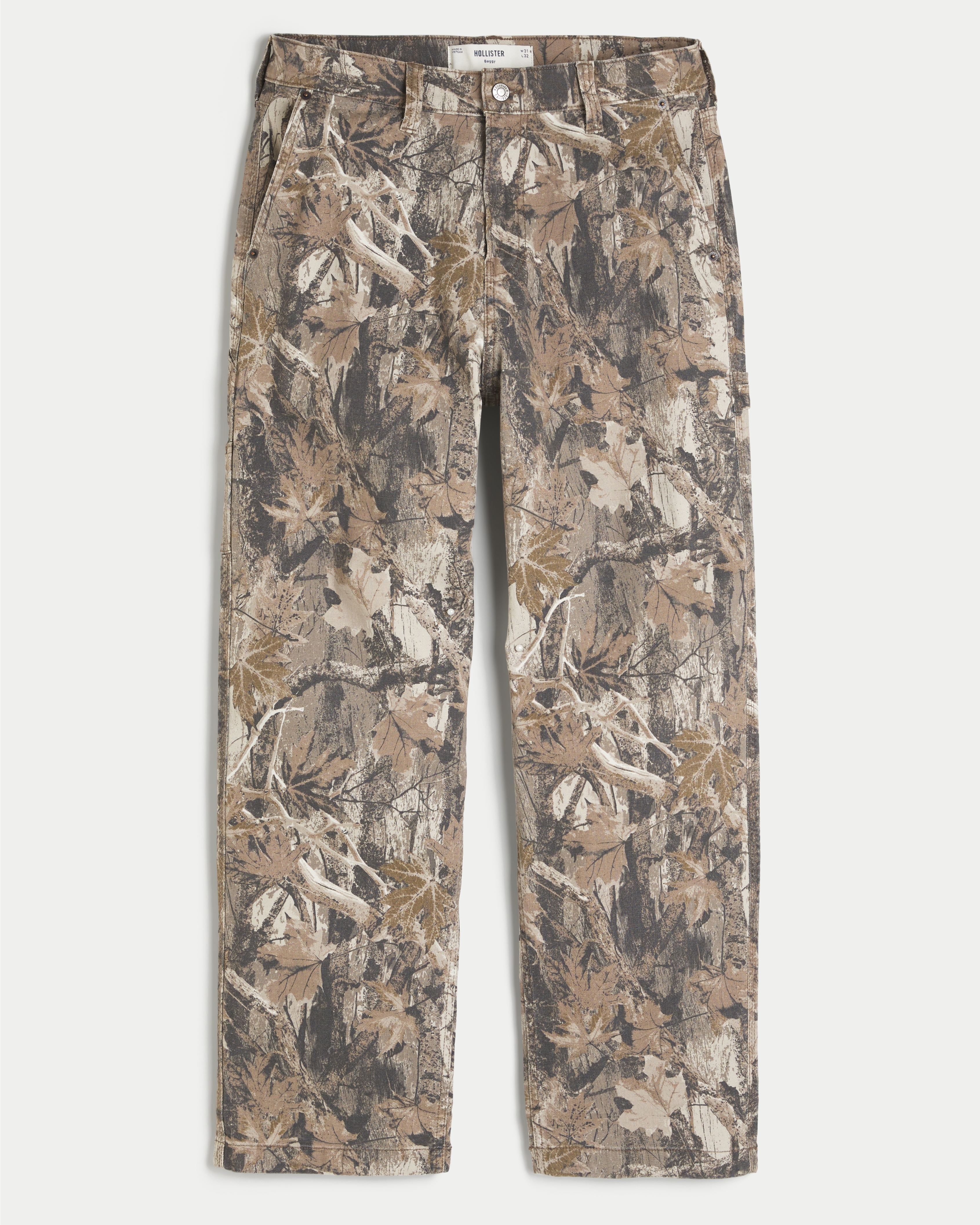 Camo pants hollister on sale