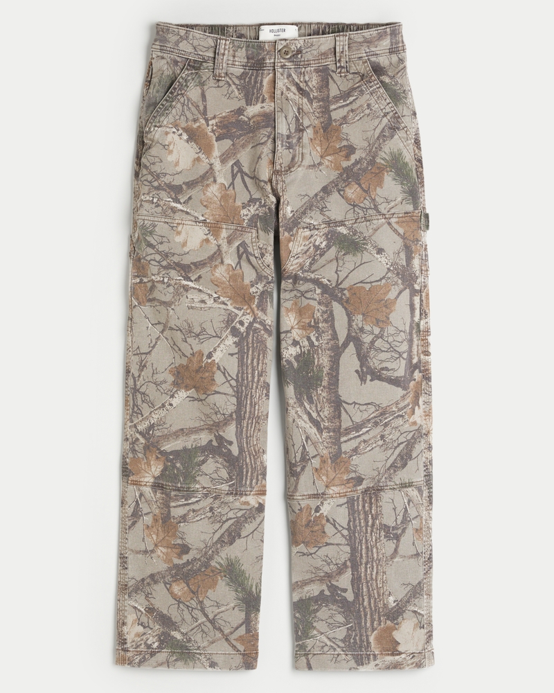 Hollister camo cargo pants womens online