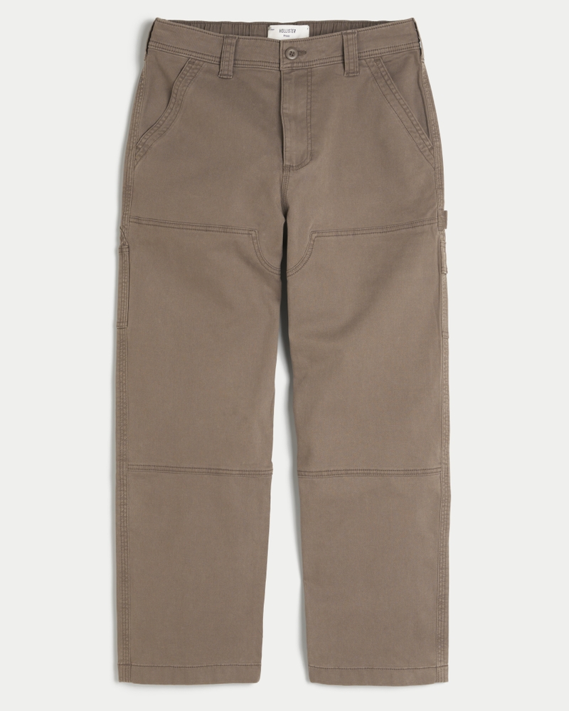 Unisex Carpenter Baggy Pant 04 (Beige)