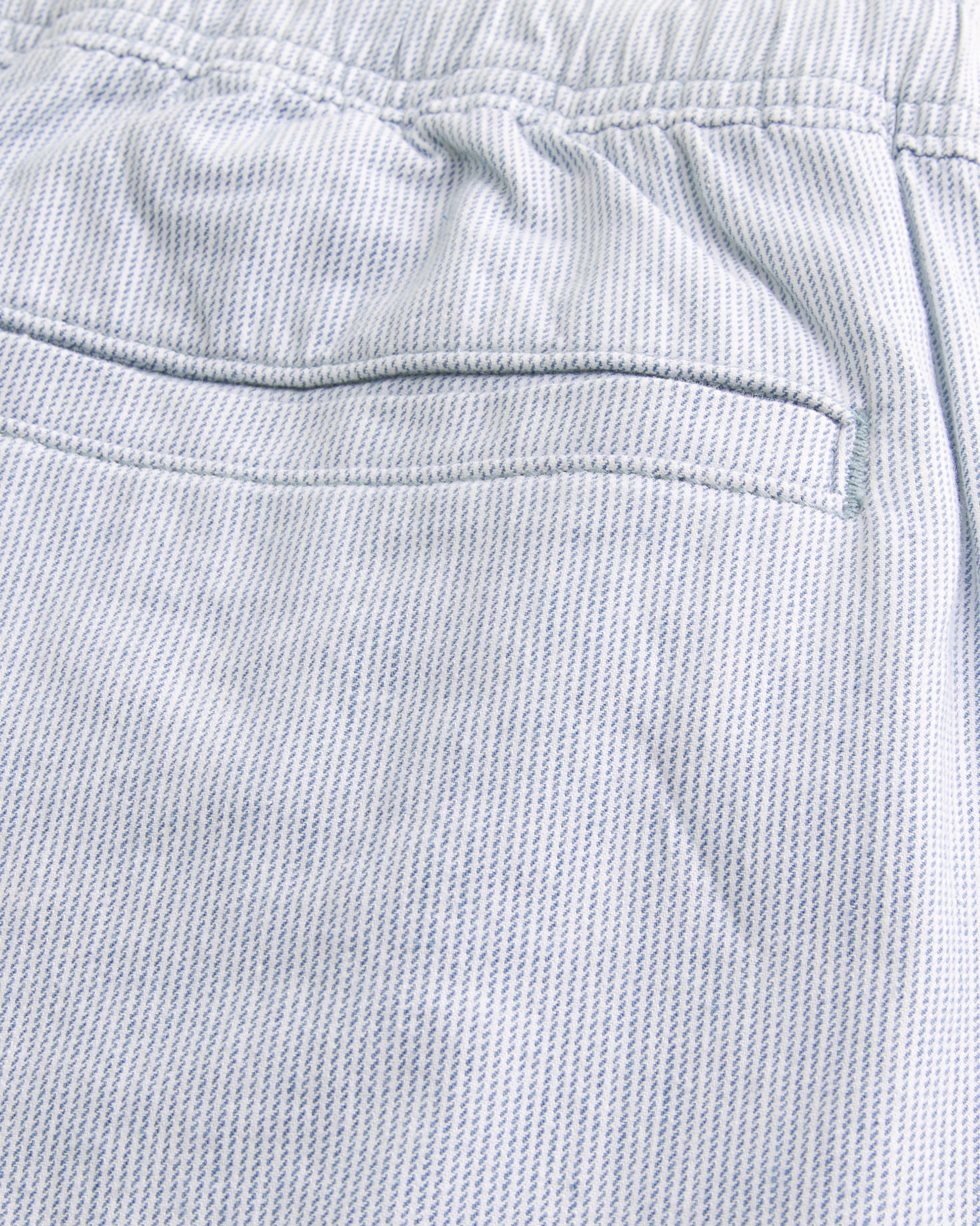 Loose Linen-Blend Pull-On Pants