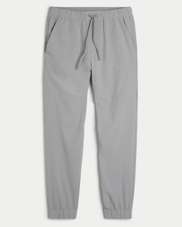 Hollister Straight Fleece Jogger Pants heather grey for men: Buy