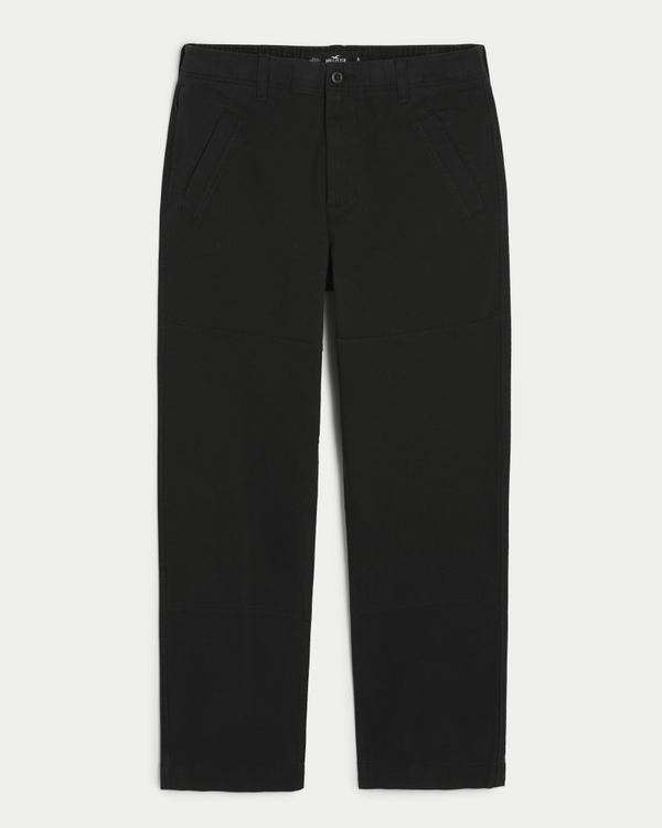 CHARLES AND A HALF Black Mens Chino Jogger Pants - BLACK