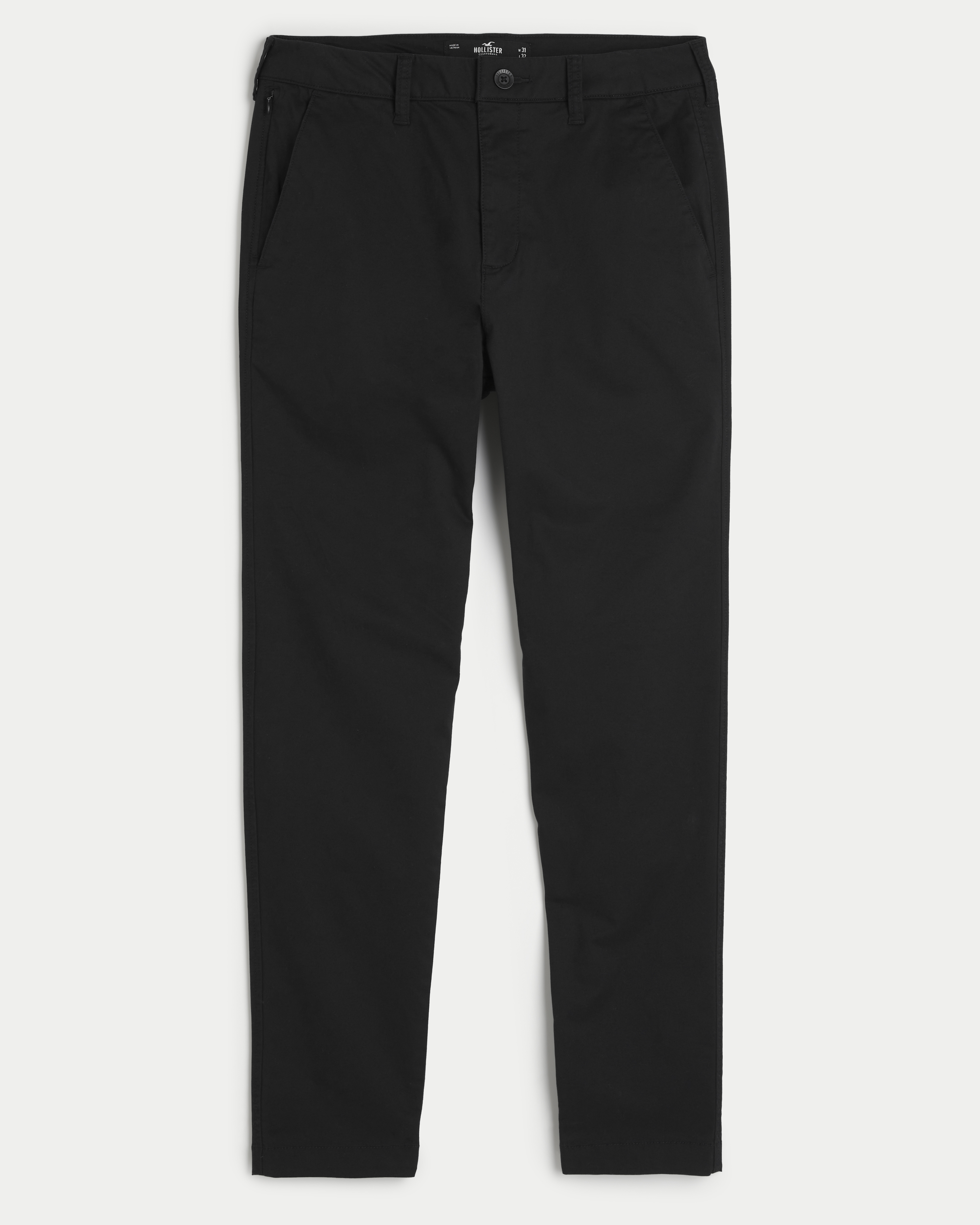 Springfield Herren Skinny Chinos – Mittlere Leibhöhe, Elastischer Bund, Für Freizeit & Business