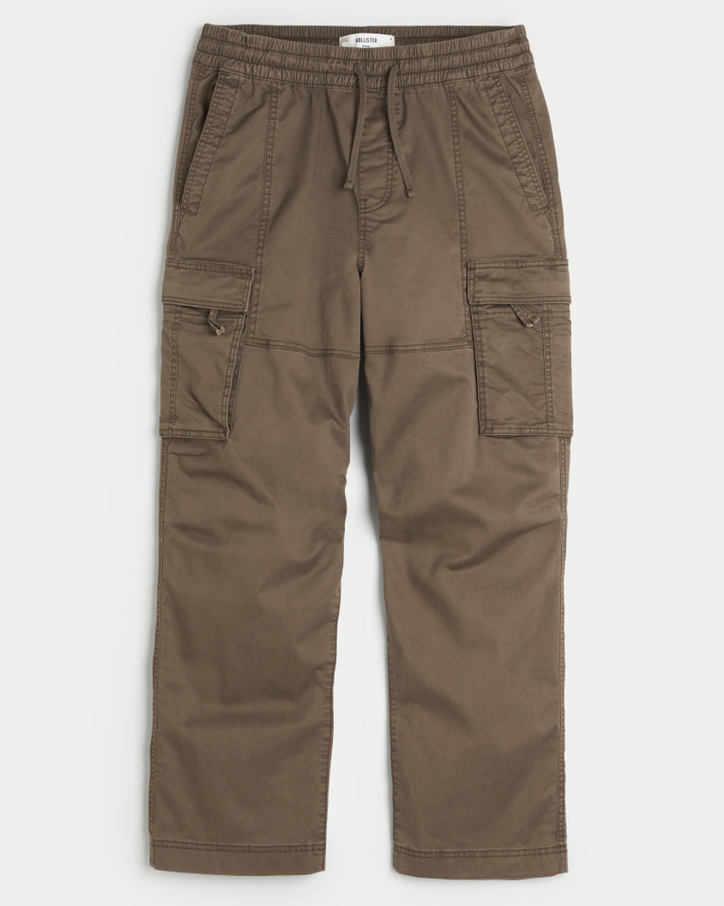 Cargo high-waist men's jeans pants main image 0