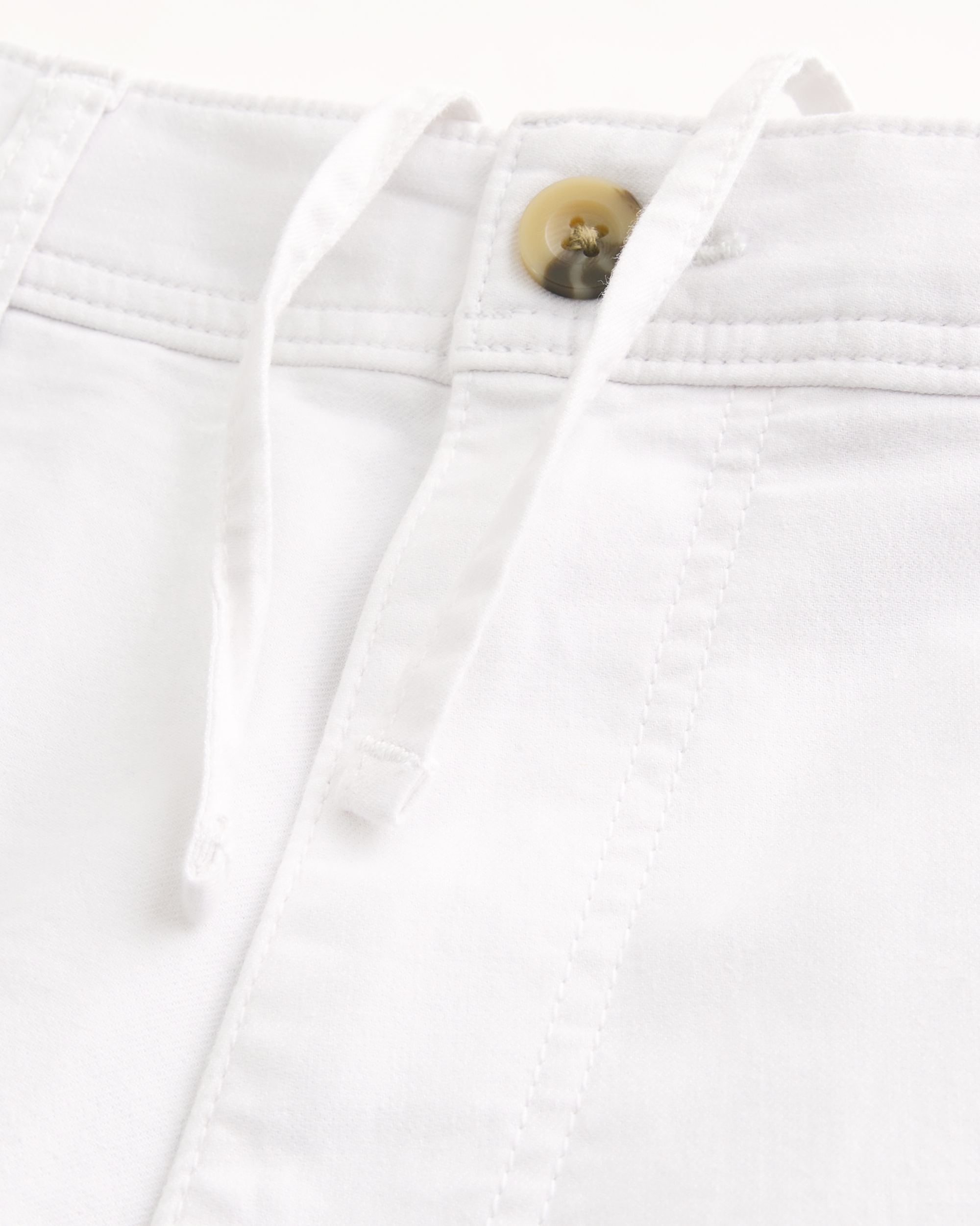 Linen-Blend Flex-Waist Baggy Pants