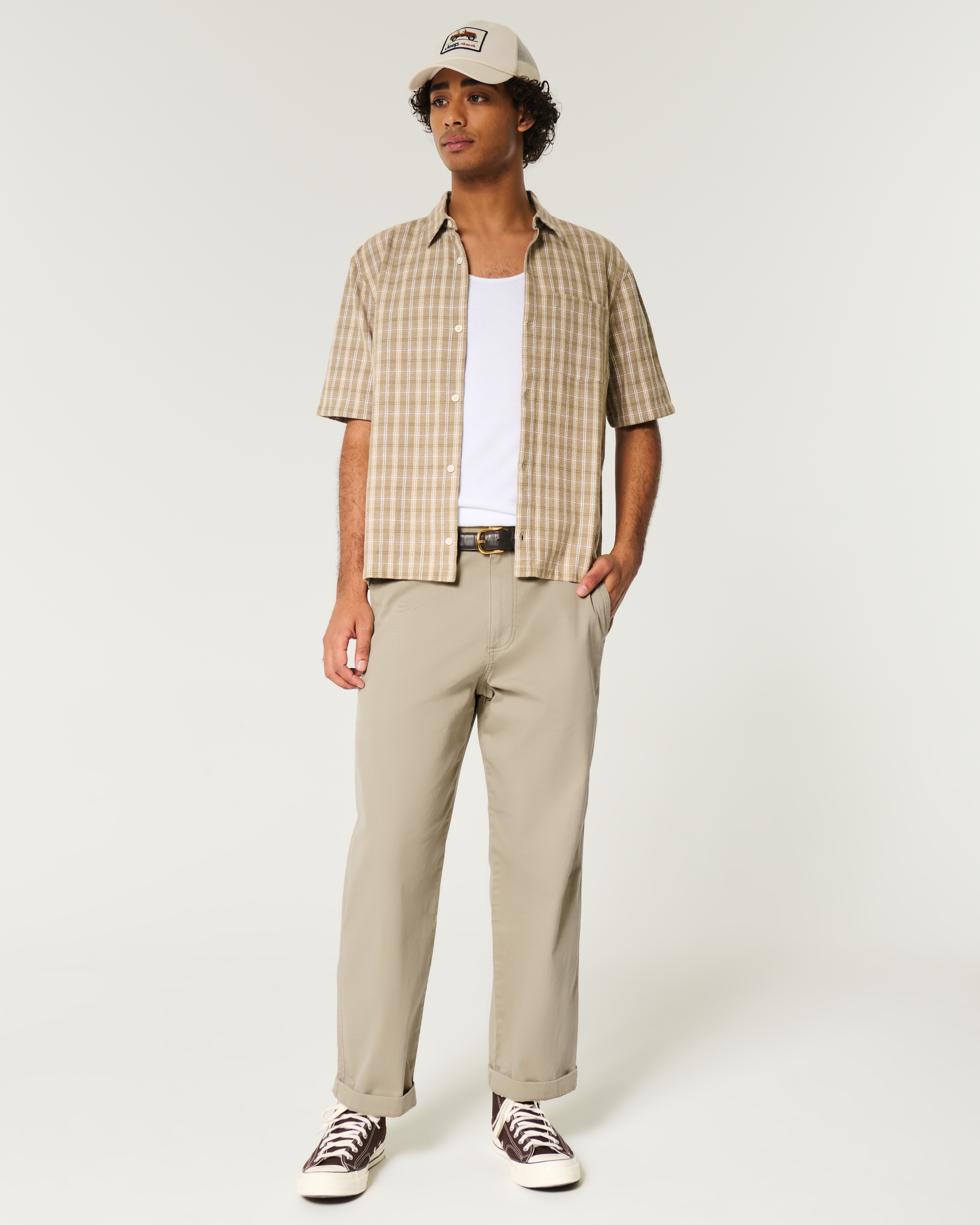Men's Baggy Chino Pants | Men's Bottoms | HollisterCo.com