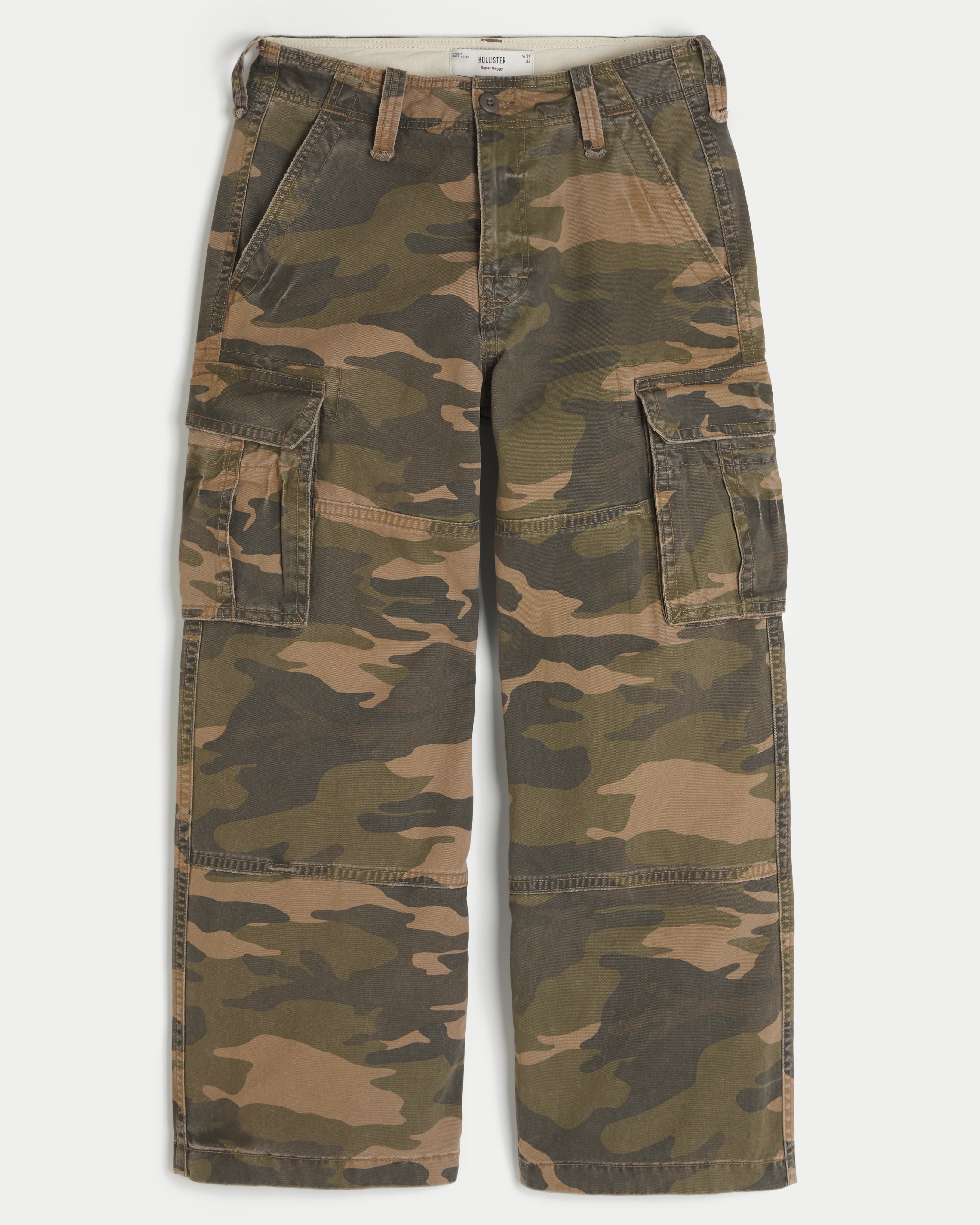 Camo Super Baggy Cargo Pants