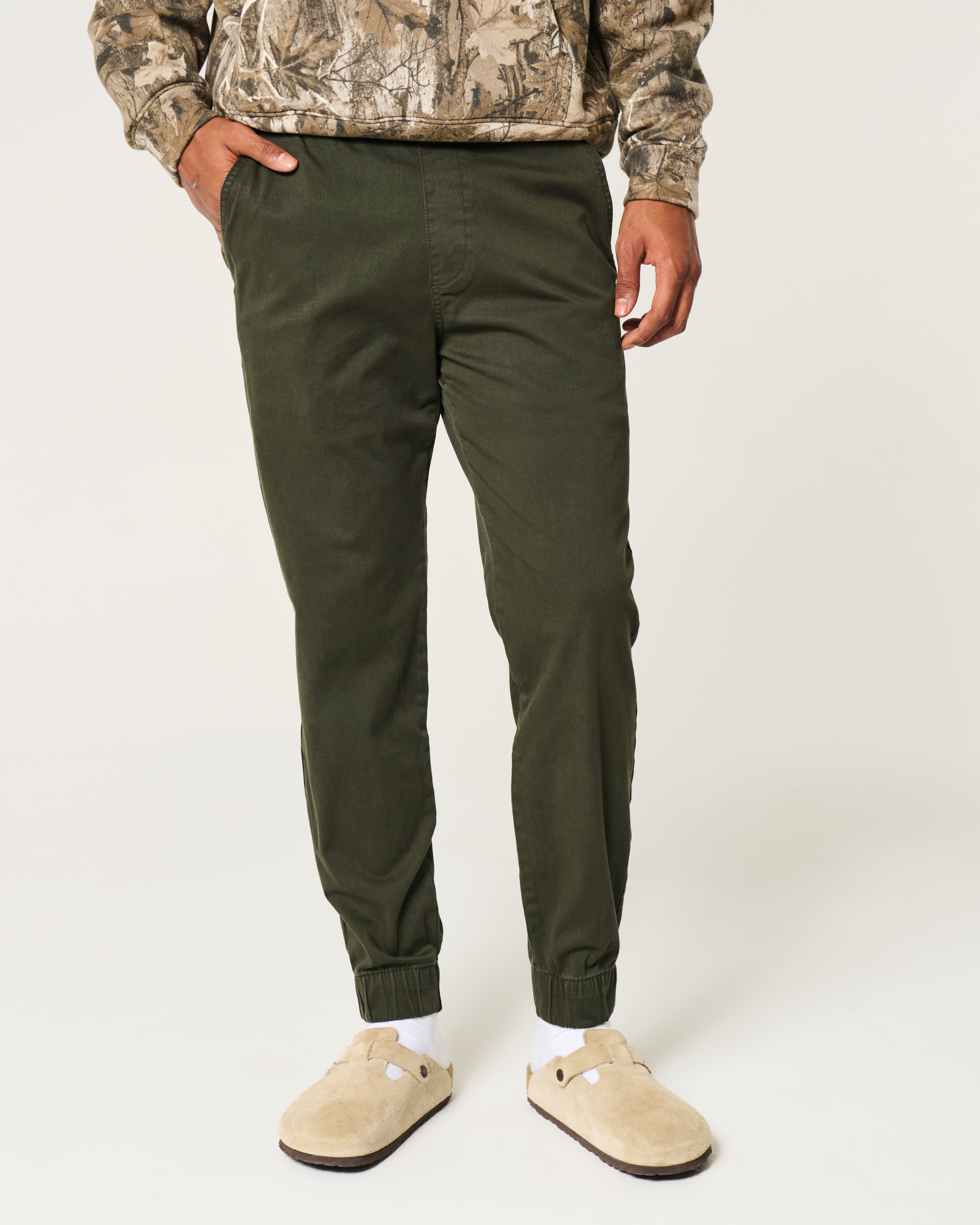 Relaxed Twill Joggers