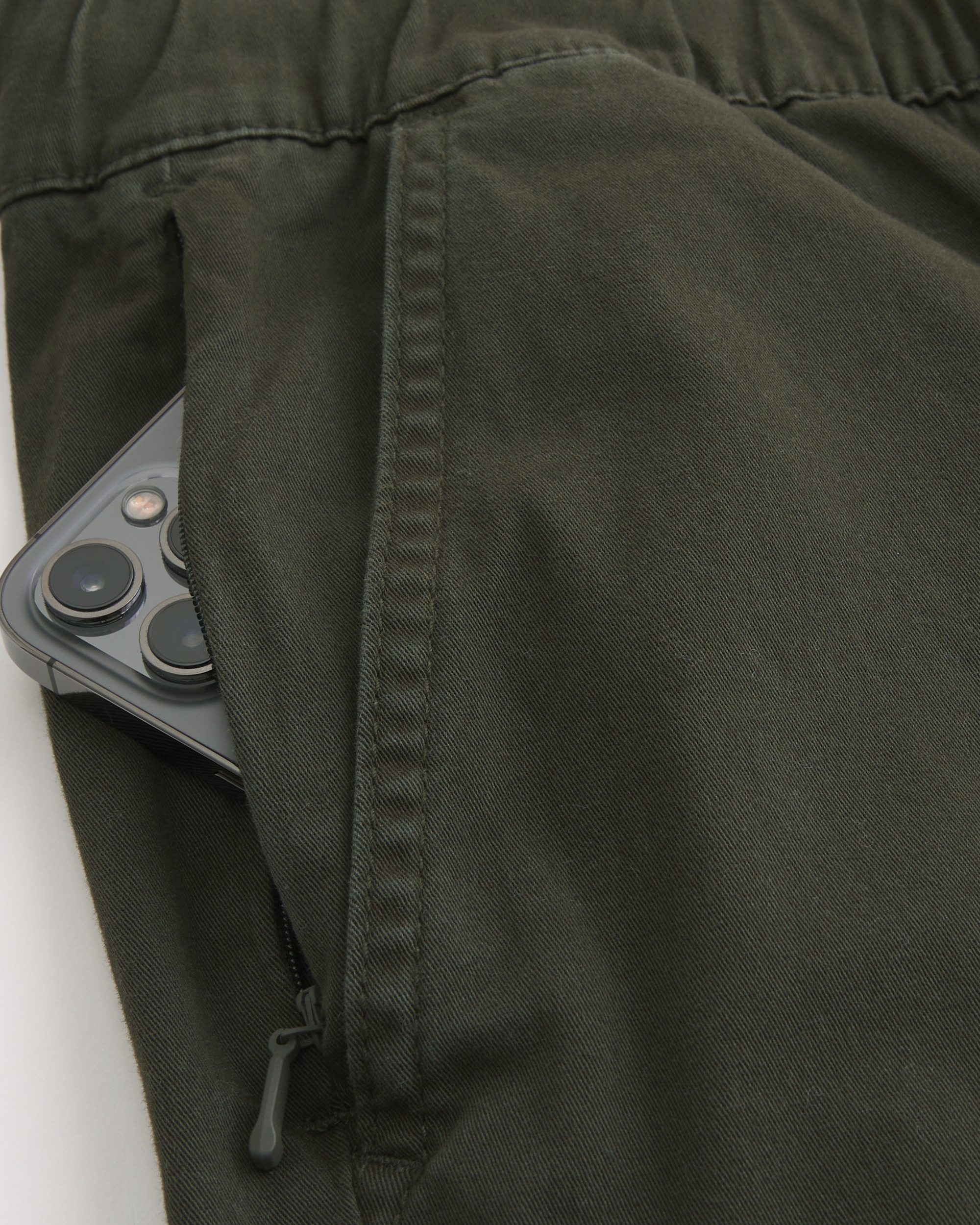 Relaxed Twill Joggers