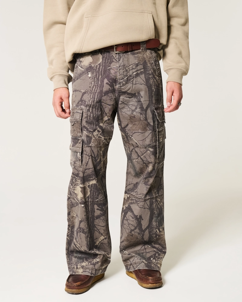 Super Baggy Camo Cargo Pants