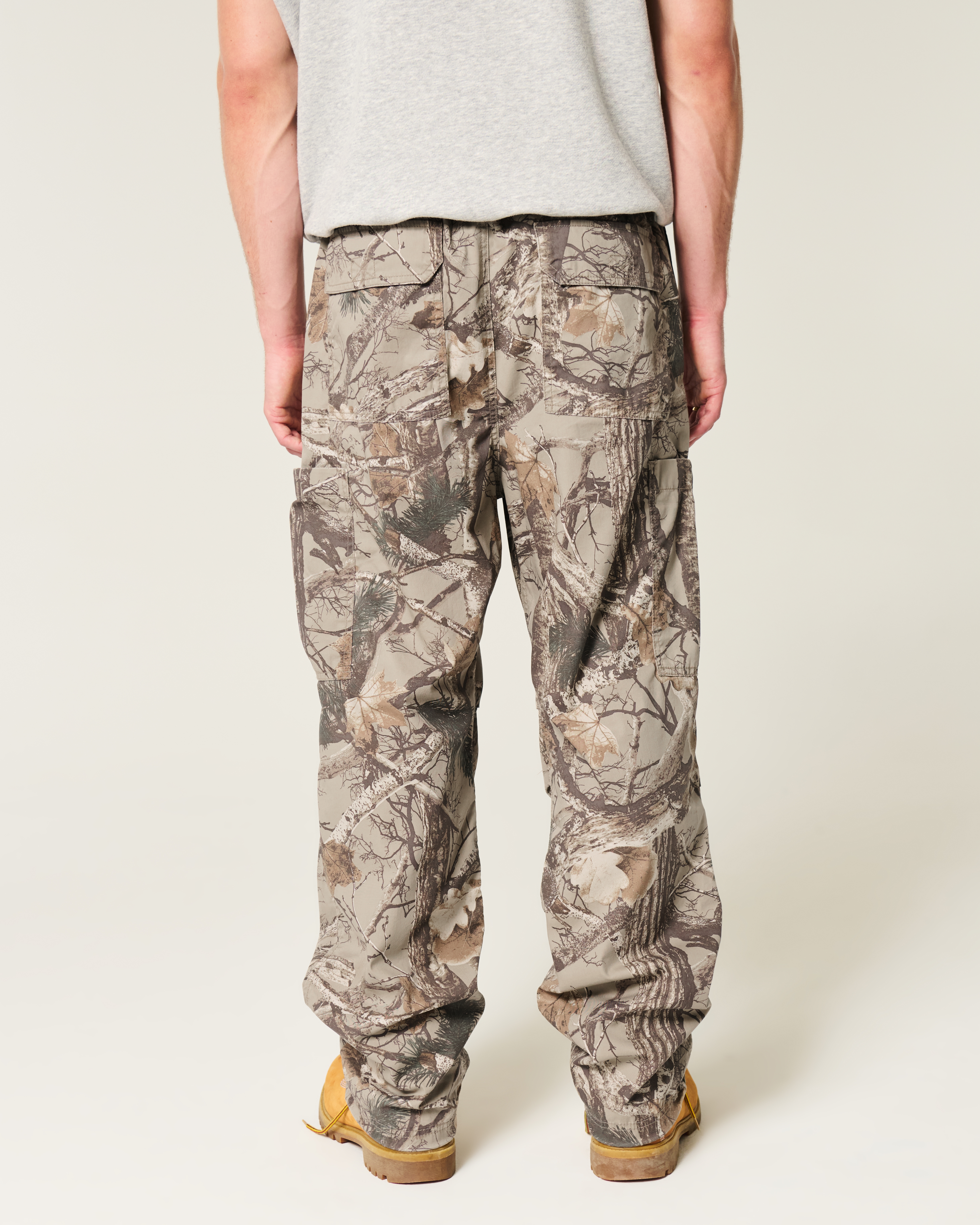Baggy Pull-On Camo Utility Pants