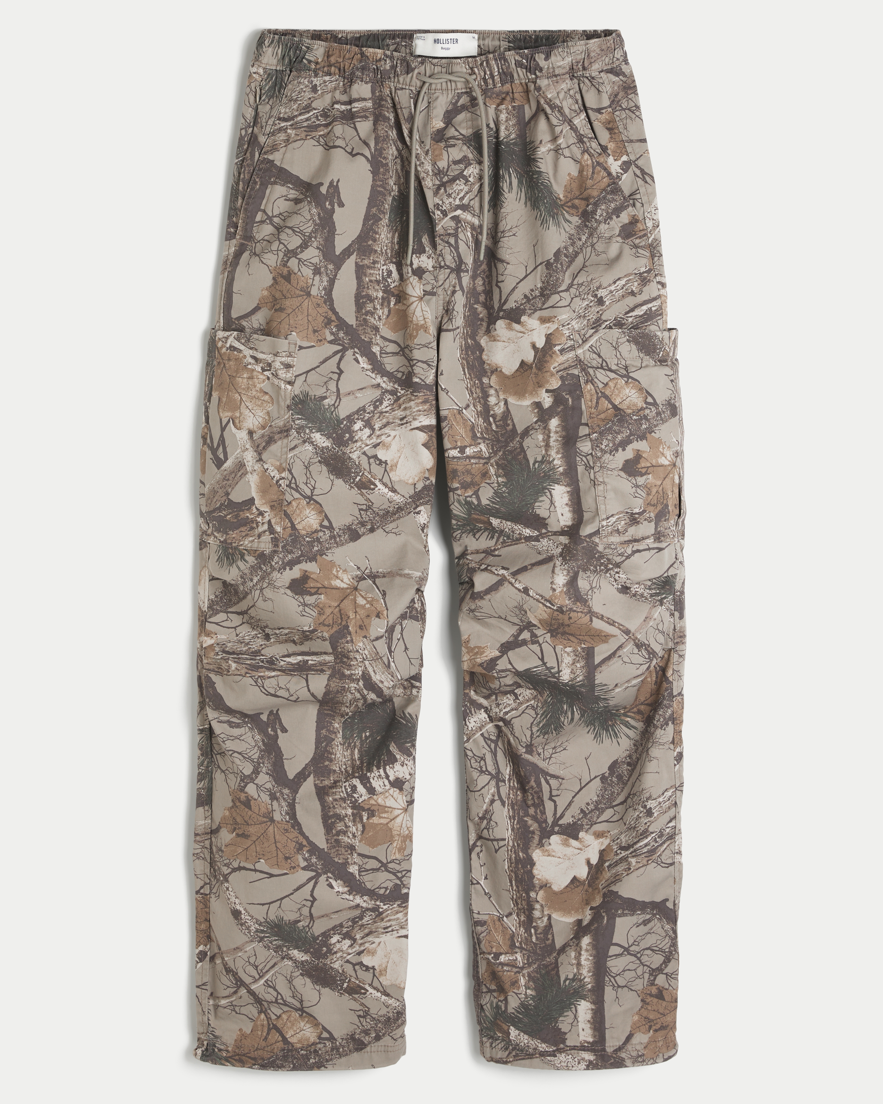 Baggy Pull-On Camo Utility Pants