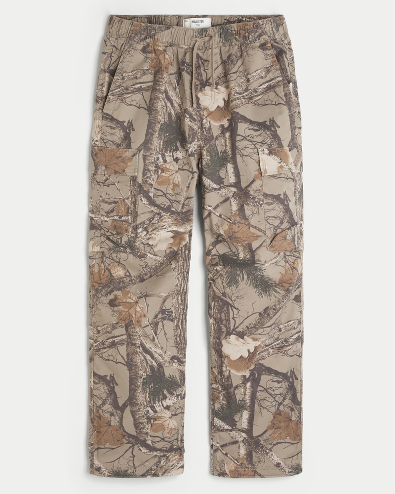 Camo Super Baggy Pull-On Cargo Pants