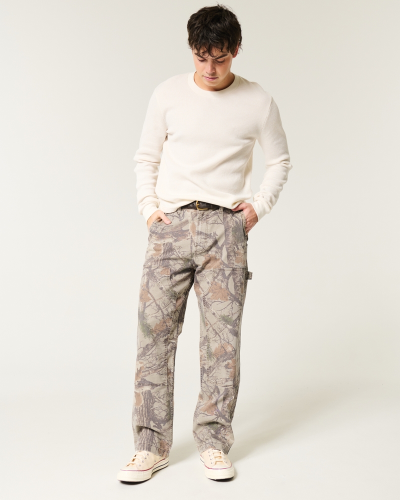 Men's Camo Baggy Carpenter Pants | Men's | HollisterCo.com