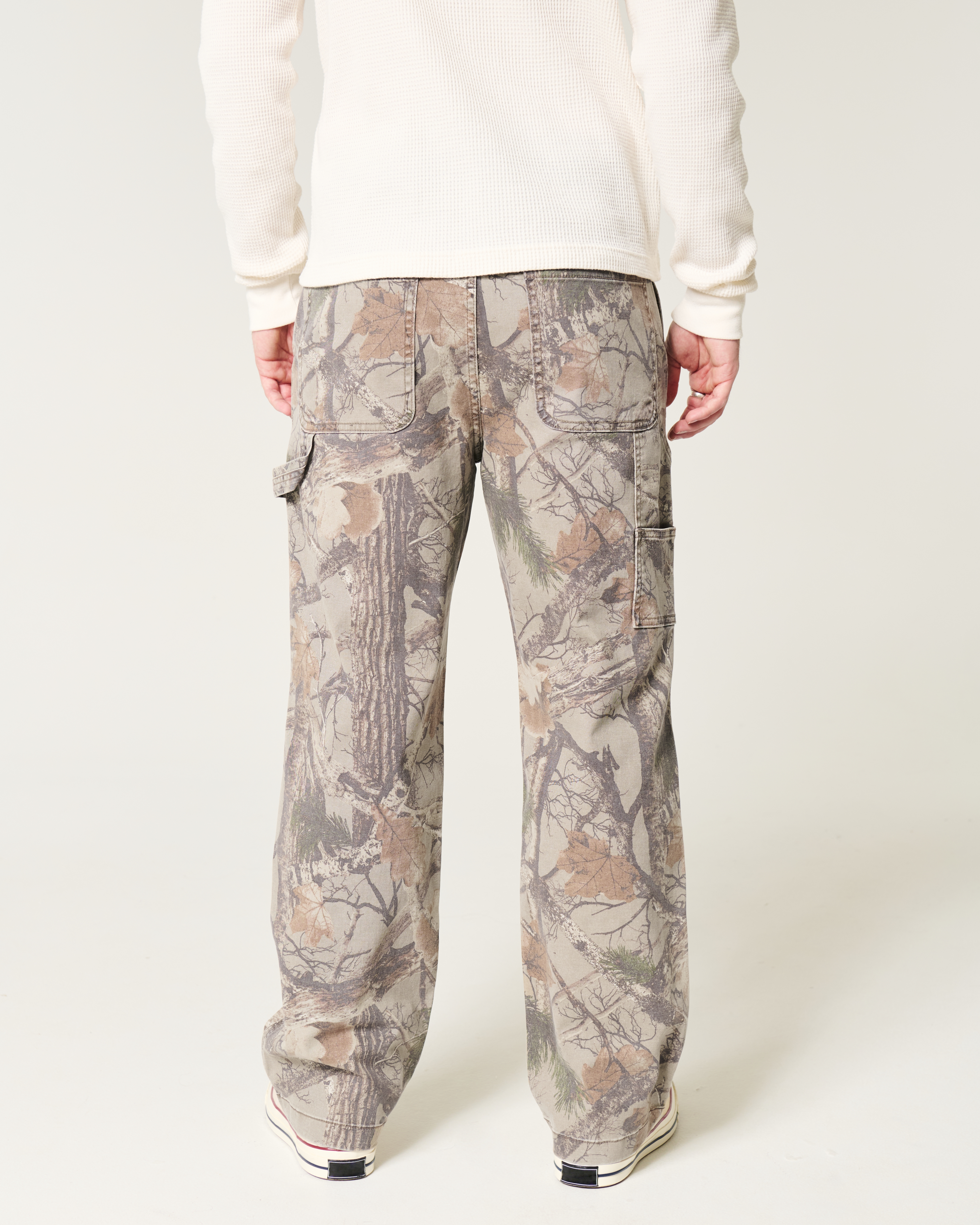 Camo Baggy Carpenter Pants
