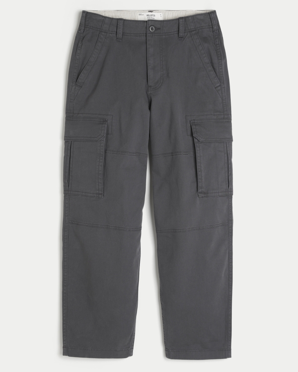 Skater Baggy Cargo Pants, Dark Gray view 1