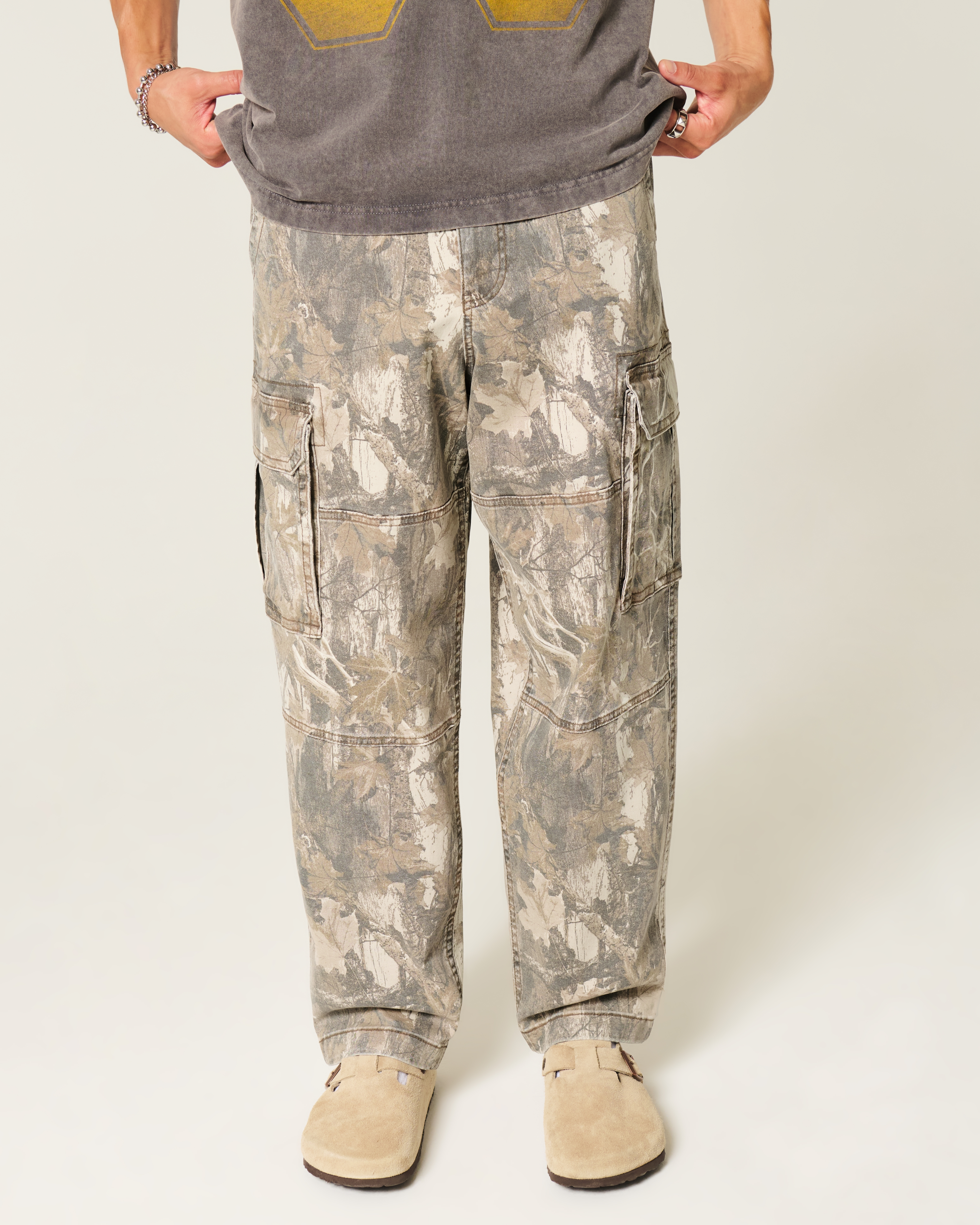 Camo Skater Baggy Cargo Pants