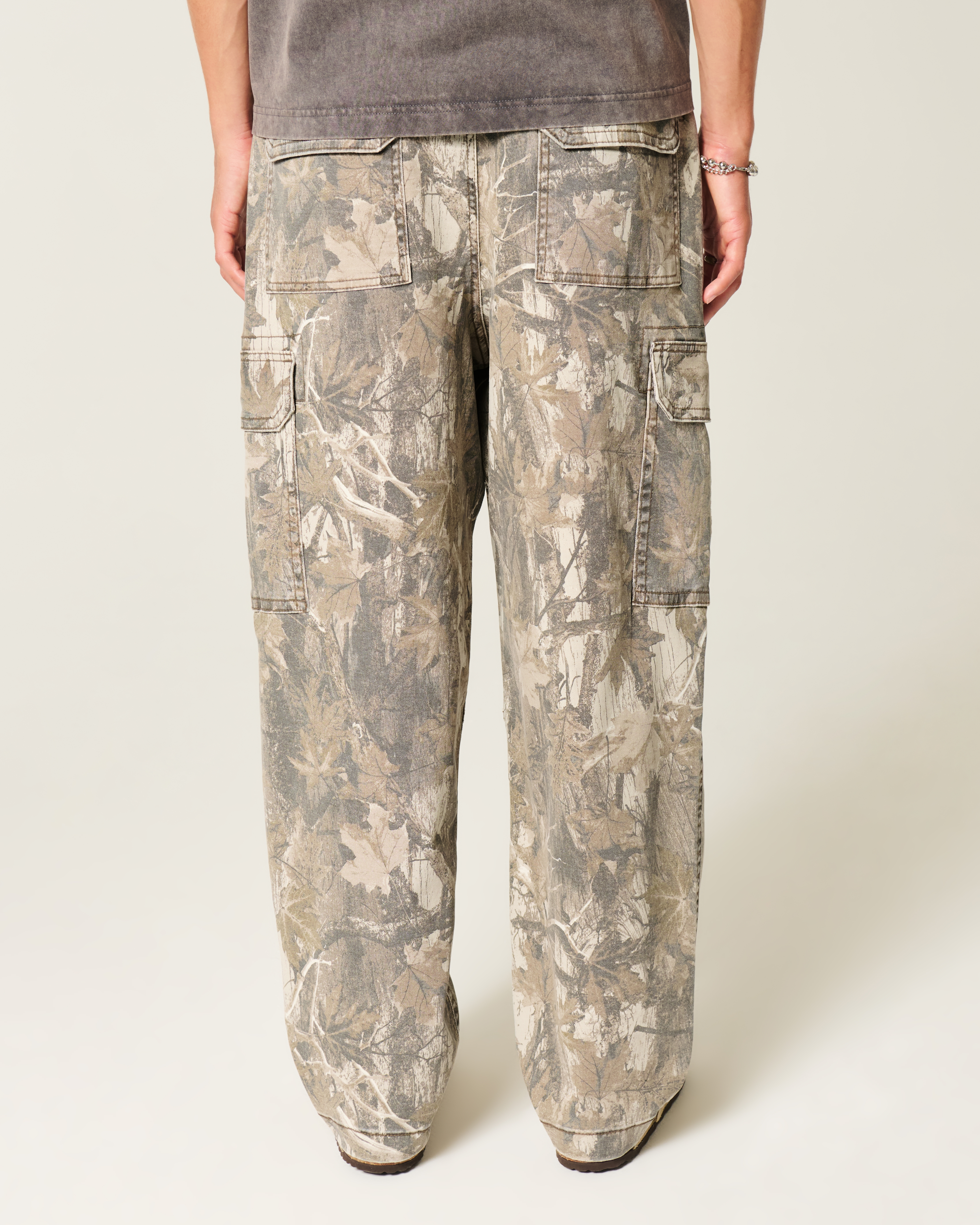 Camo Skater Baggy Cargo Pants