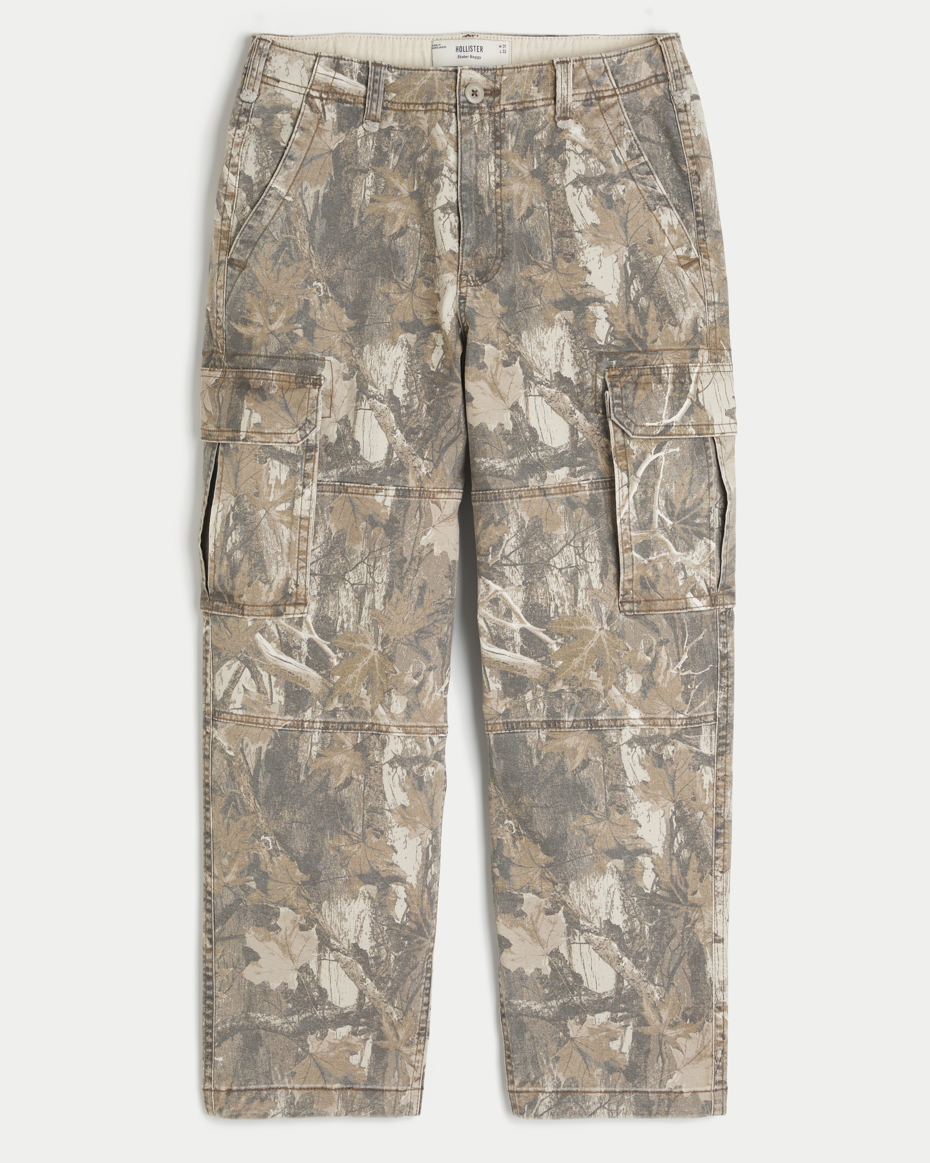 Camo Skater Baggy Cargo Pants