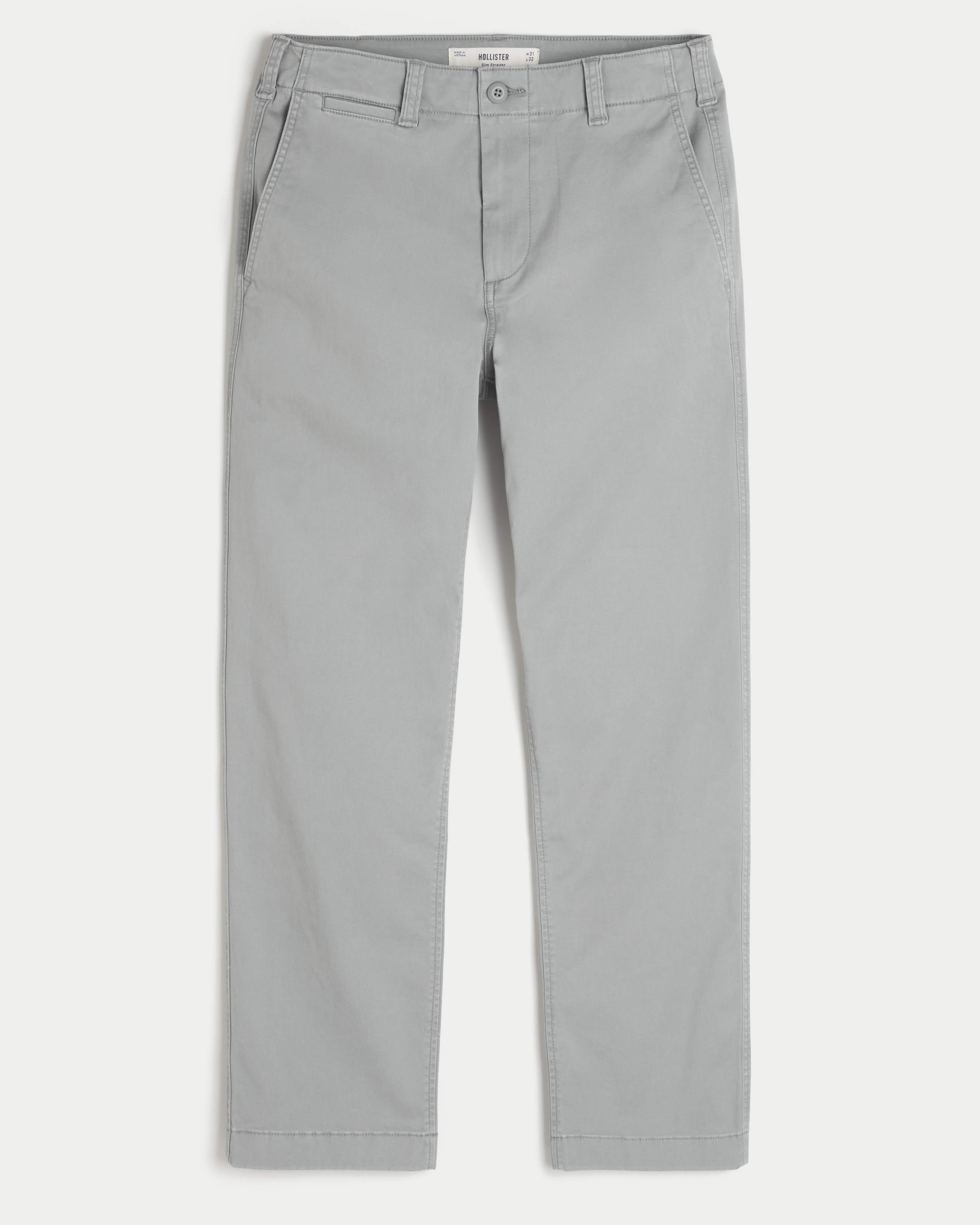 Slim Straight Chino Pants