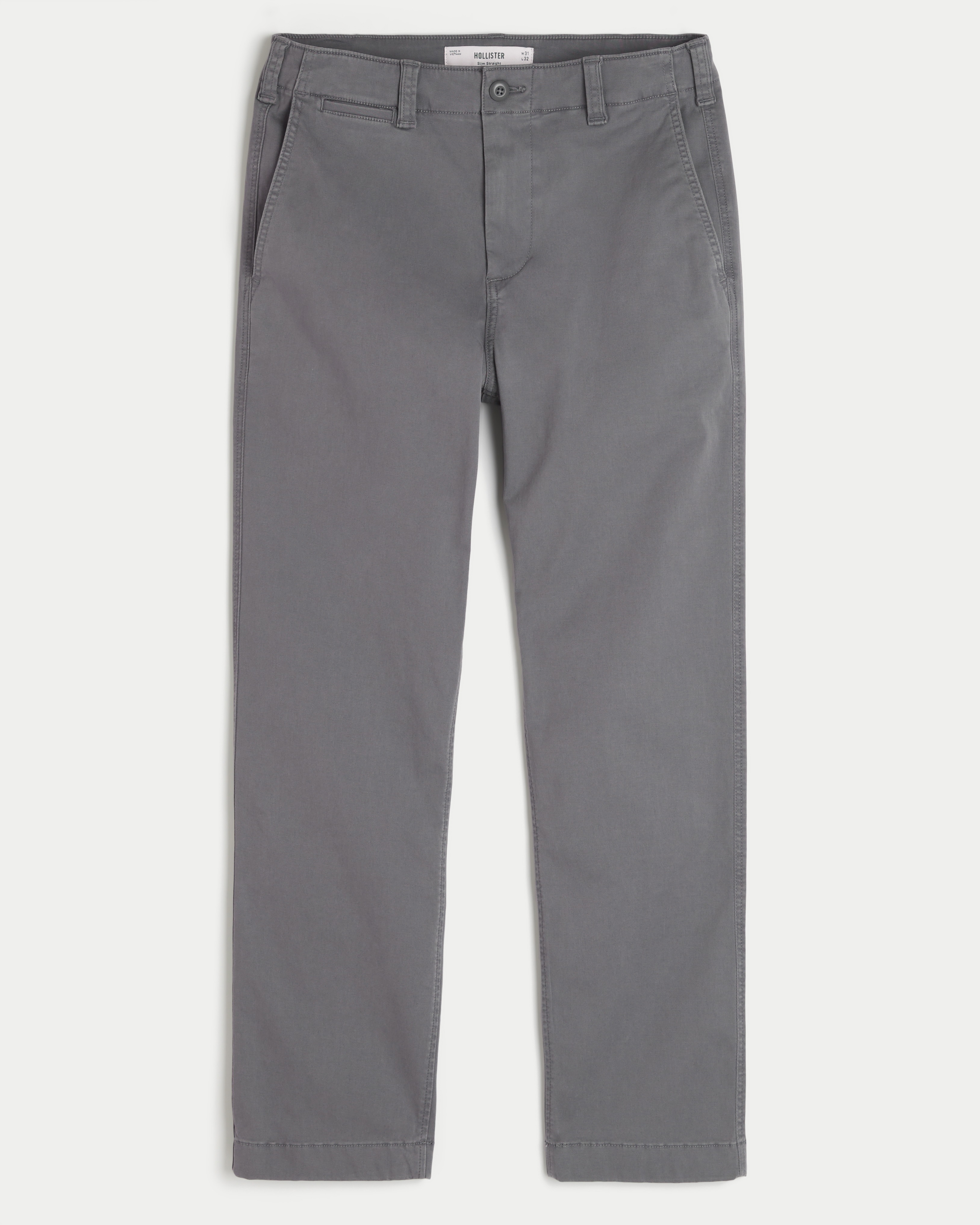 Slim Straight Chino Pants