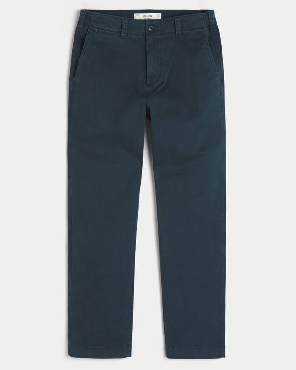 Men's Slim Straight Chino Pants | Men's Bottoms | HollisterCo.com