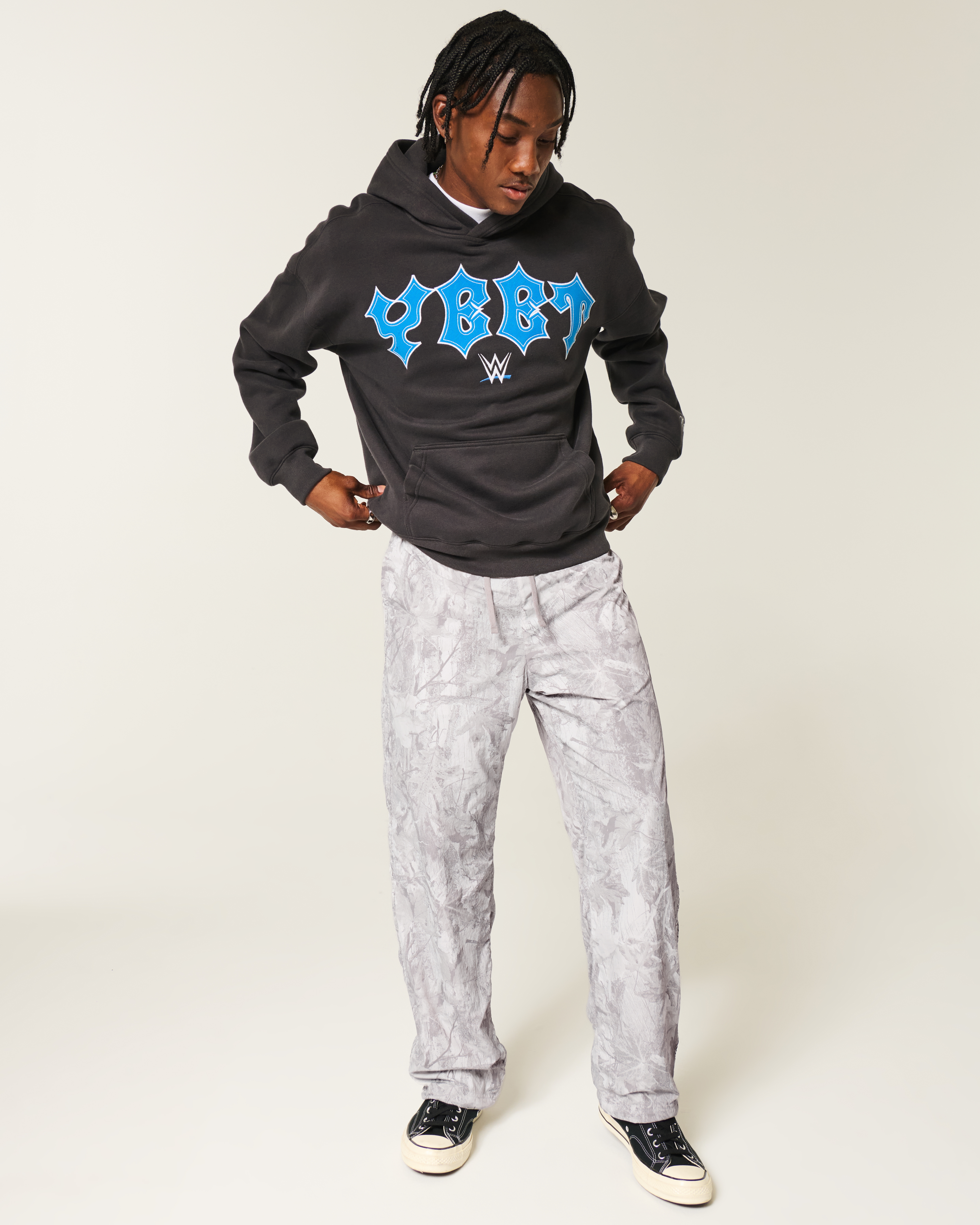 Camo Baggy Track Pants