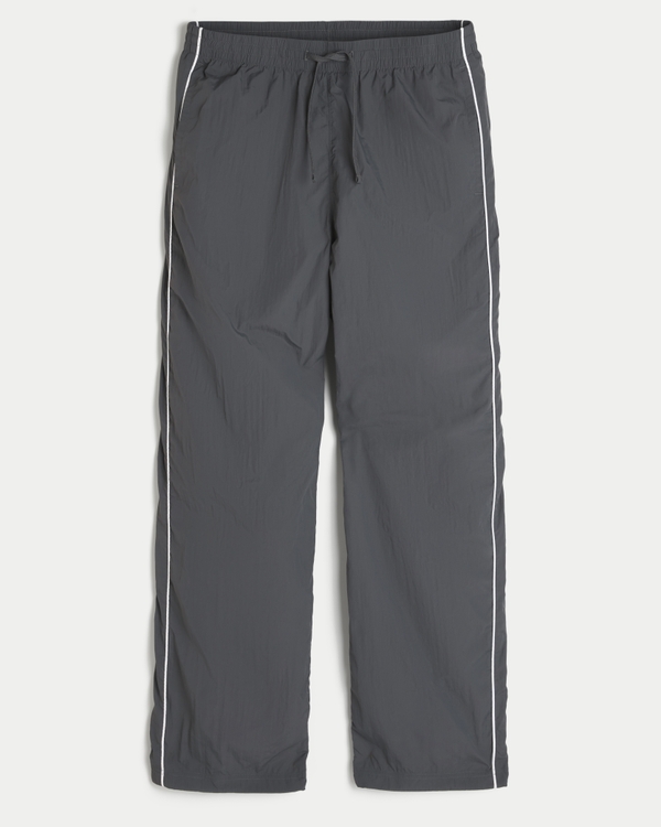 Baggy Track Pants, Dark Grey view 1