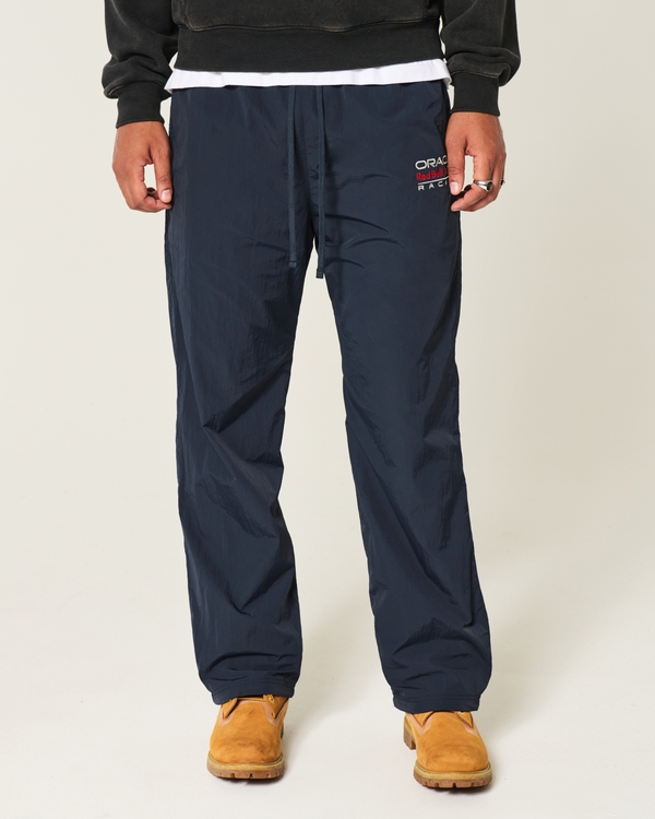Oracle Red Bull Racing Graphic Baggy Track Pants, Navy view 2