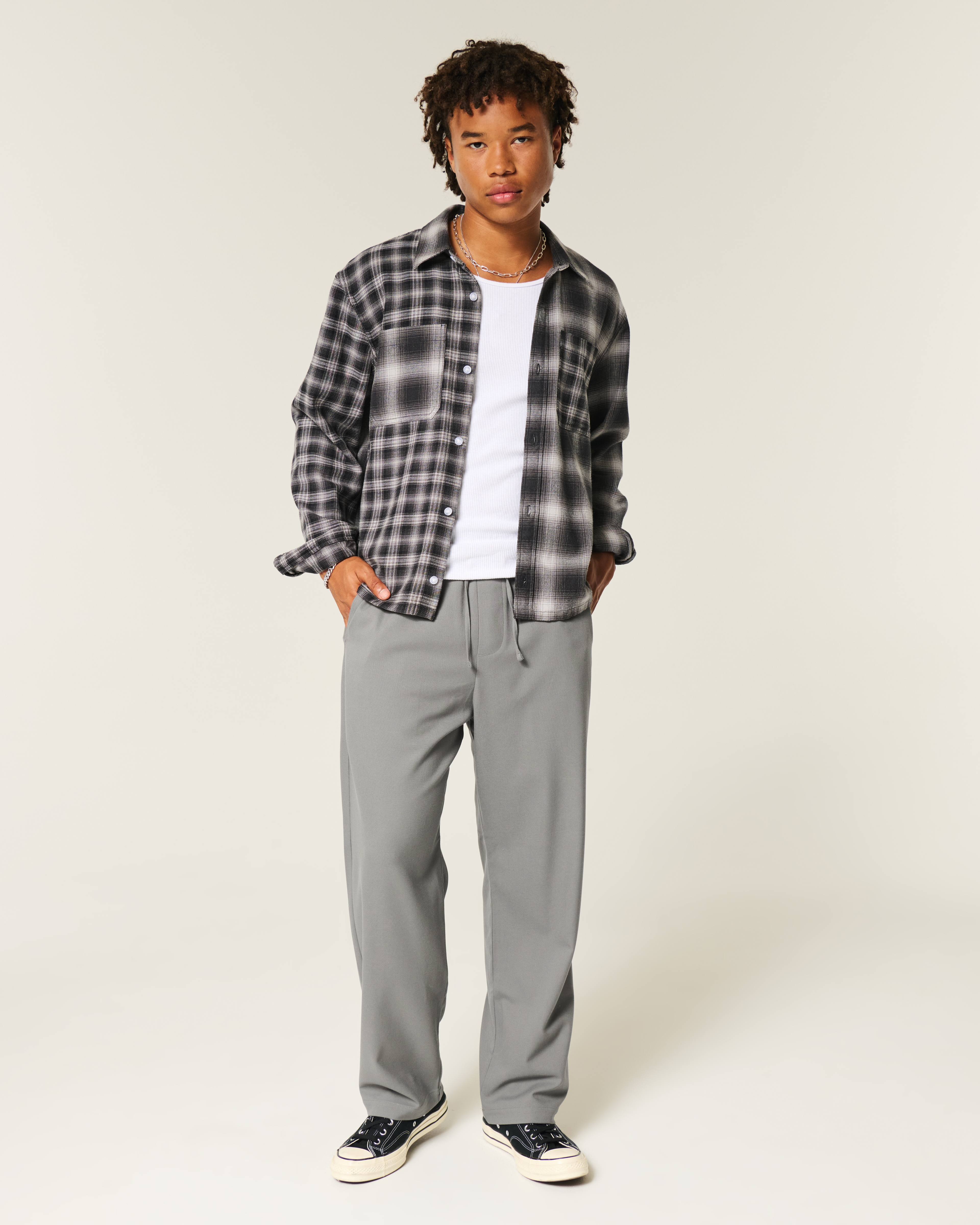Baggy Pull-On Pants