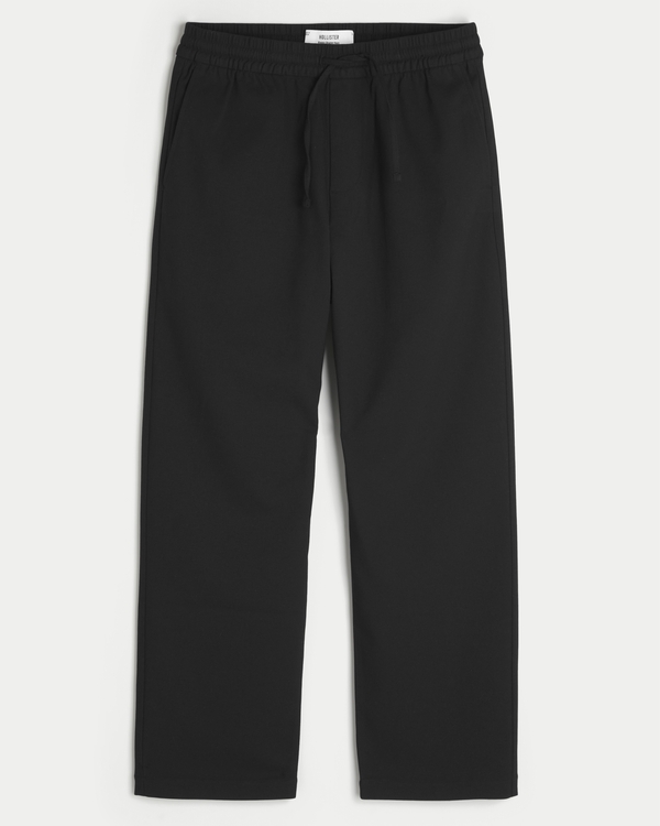 Baggy Pull-On Pants, Black view 1