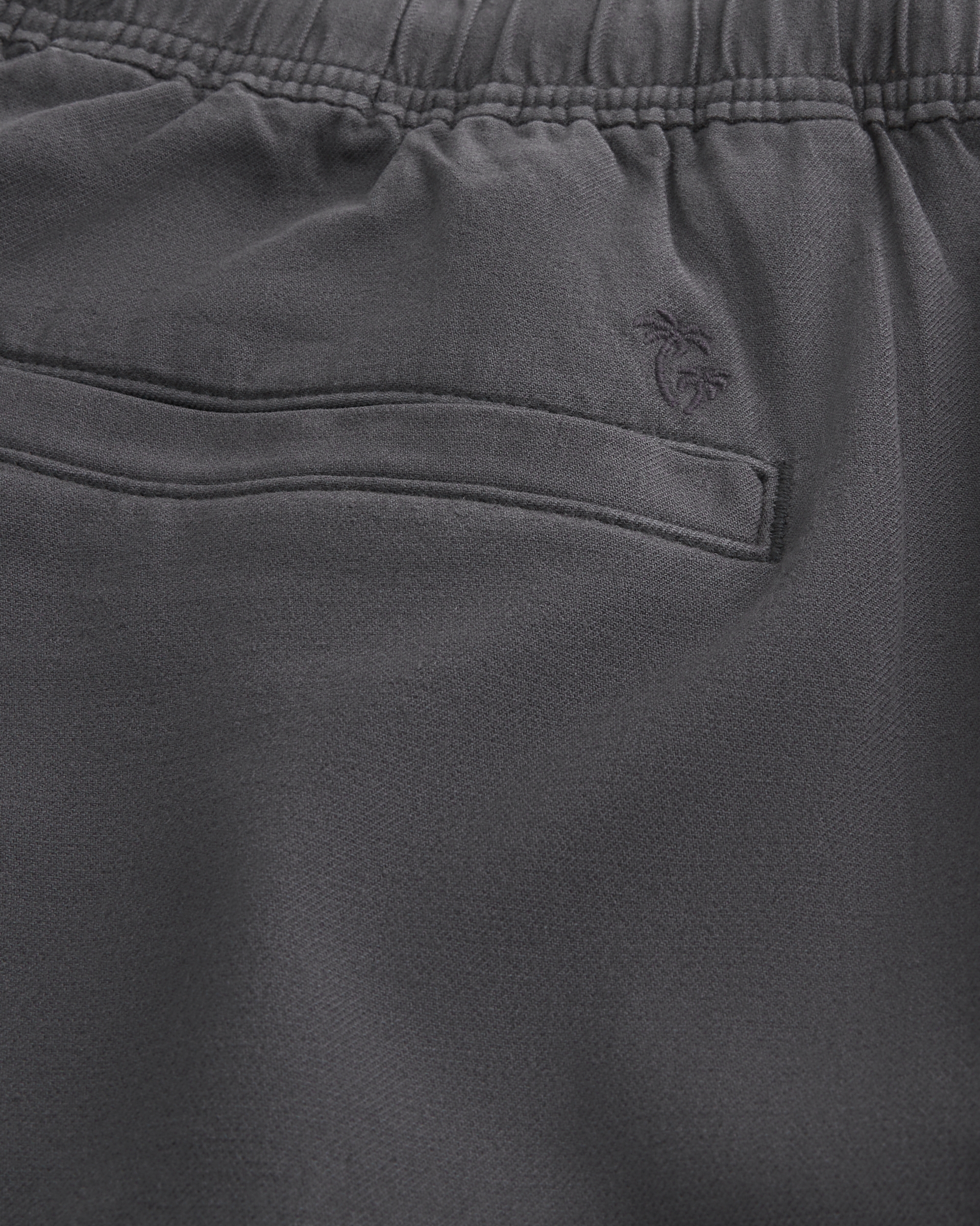 Linen-Blend Loose Pull-On Pants